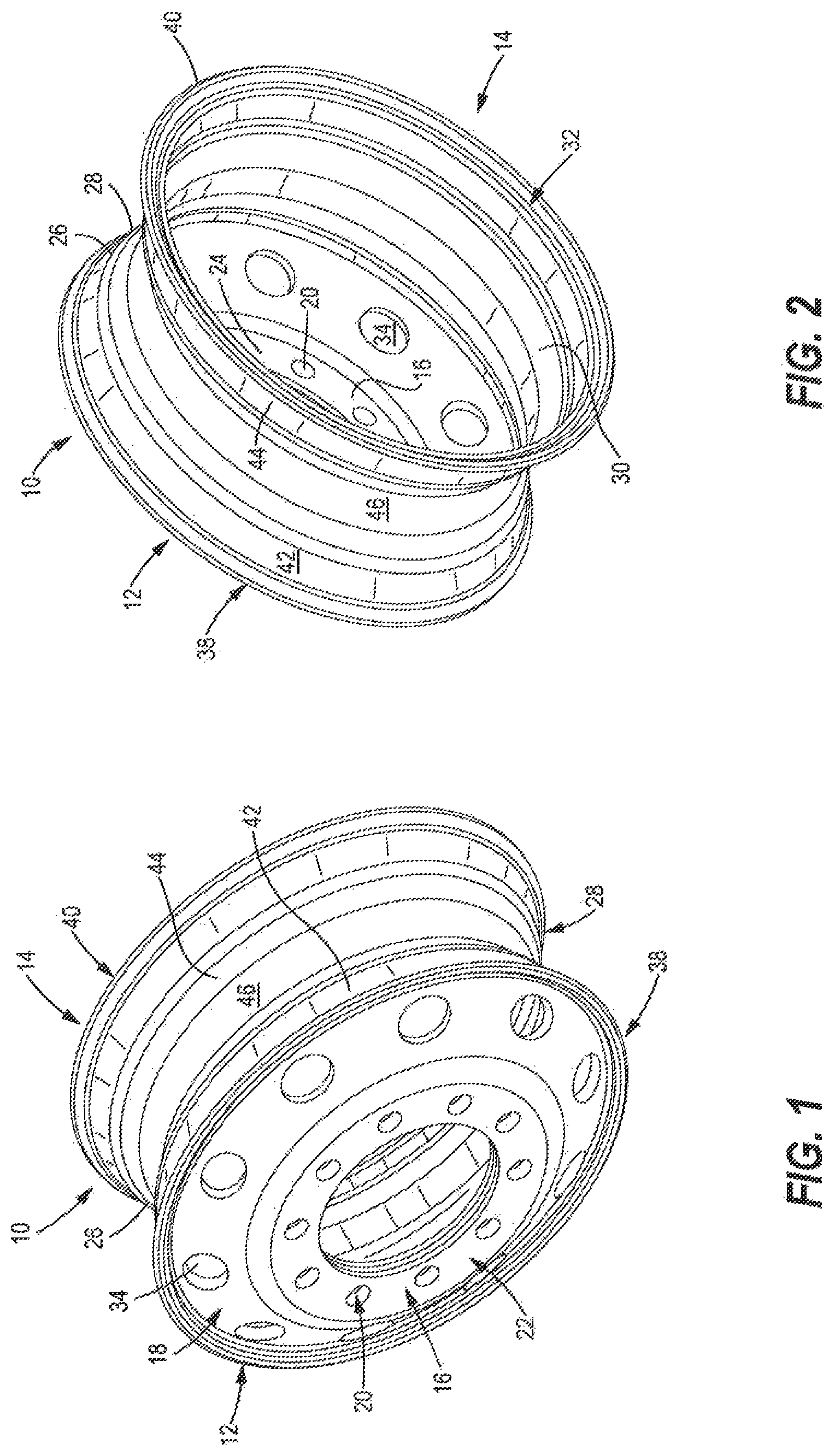 Patent US12304242 Figure 1 – Aerodynamic wheel cover mounting design
