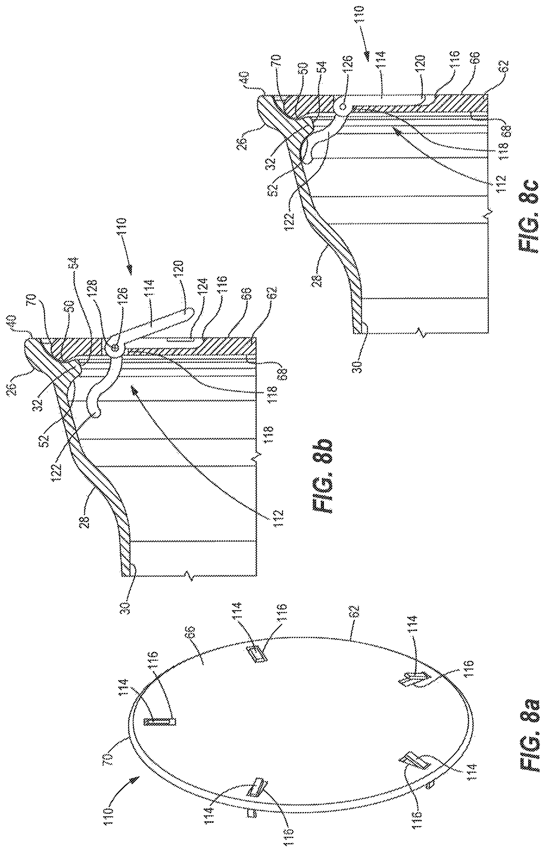 Patent US12304242 Figure 6 – Aerodynamic wheel cover mounting design