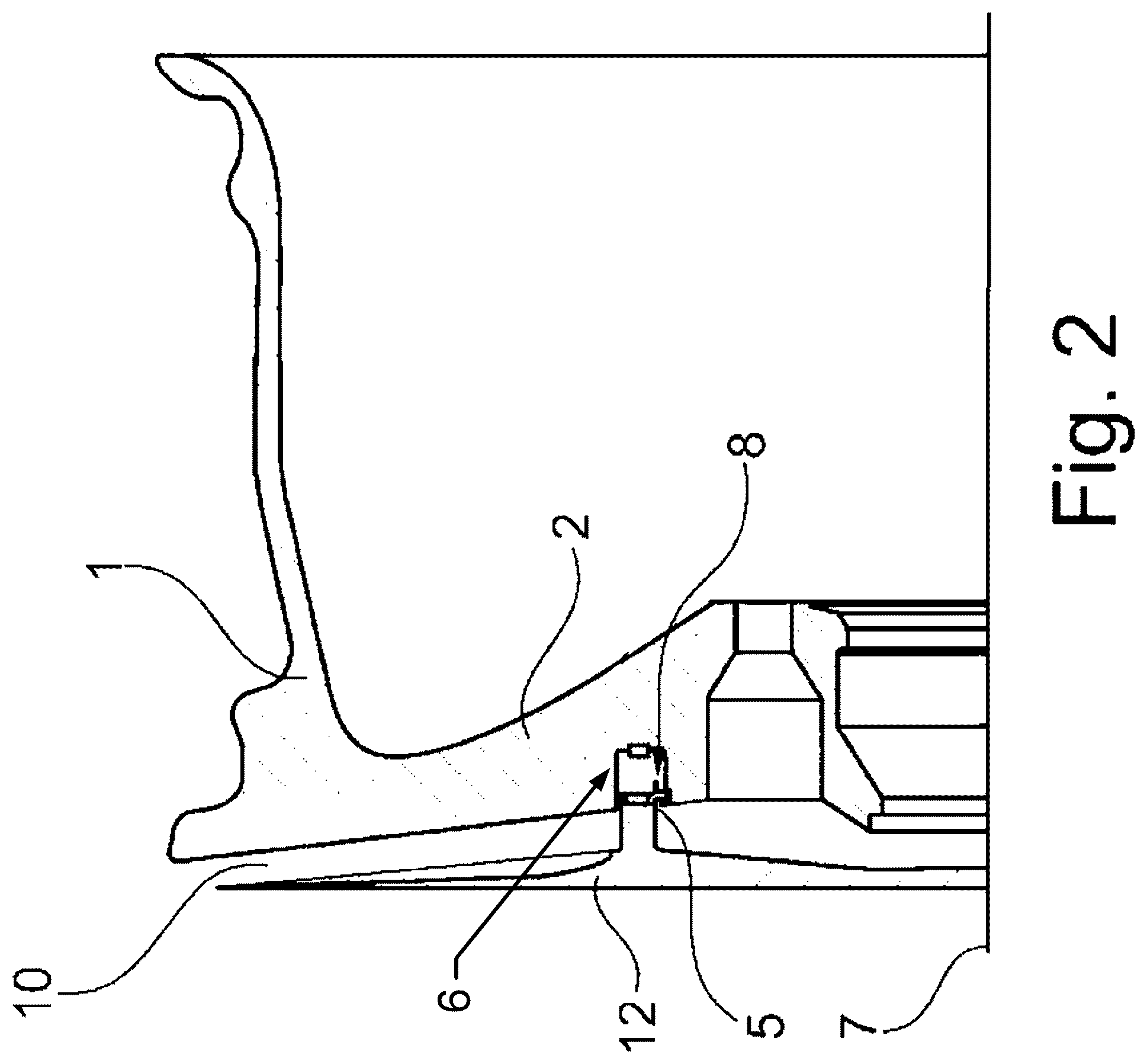 Patent US12304243 Figure 2 – Wheel rim assembly