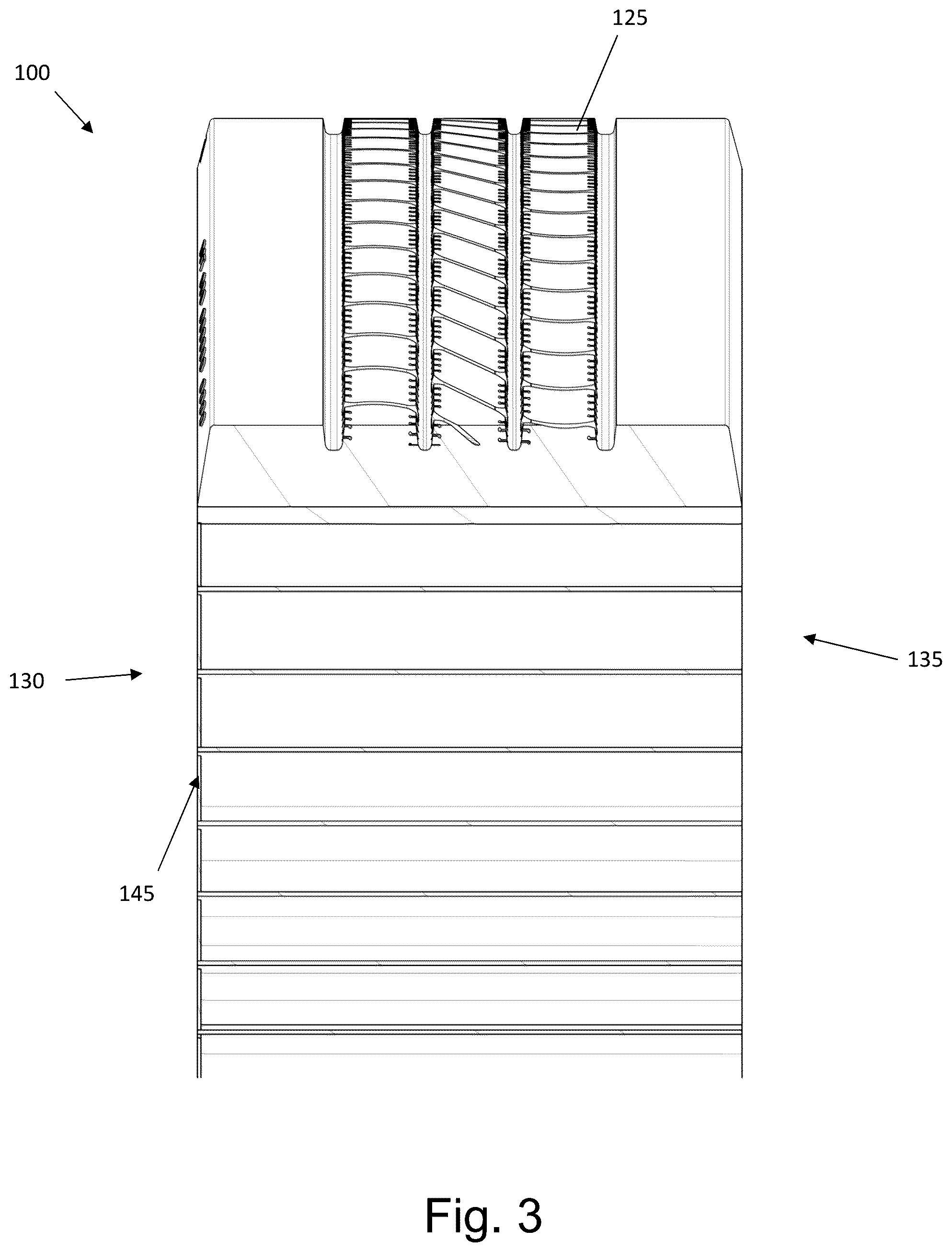 Patent US12304244 Figure 3 – Non-pneumatic tire having molded sidewall cover