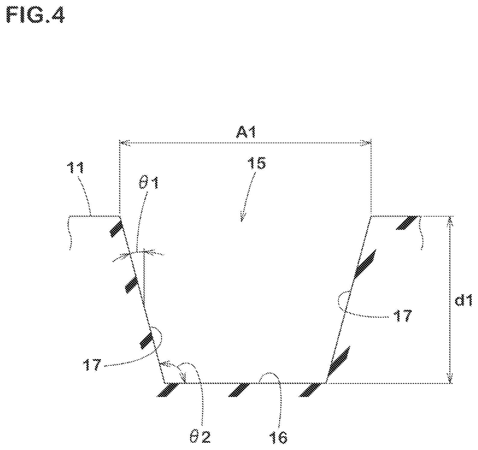 Patent US12304248 Figure 4 – Retread tire