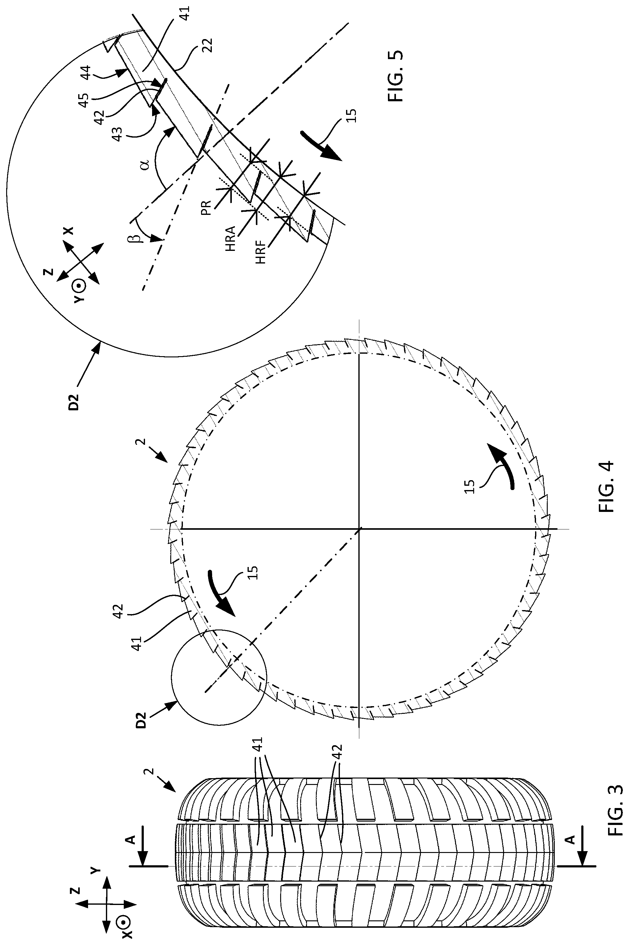 Patent US12304249 Figure 2 – Tread for an agricultural vehicle