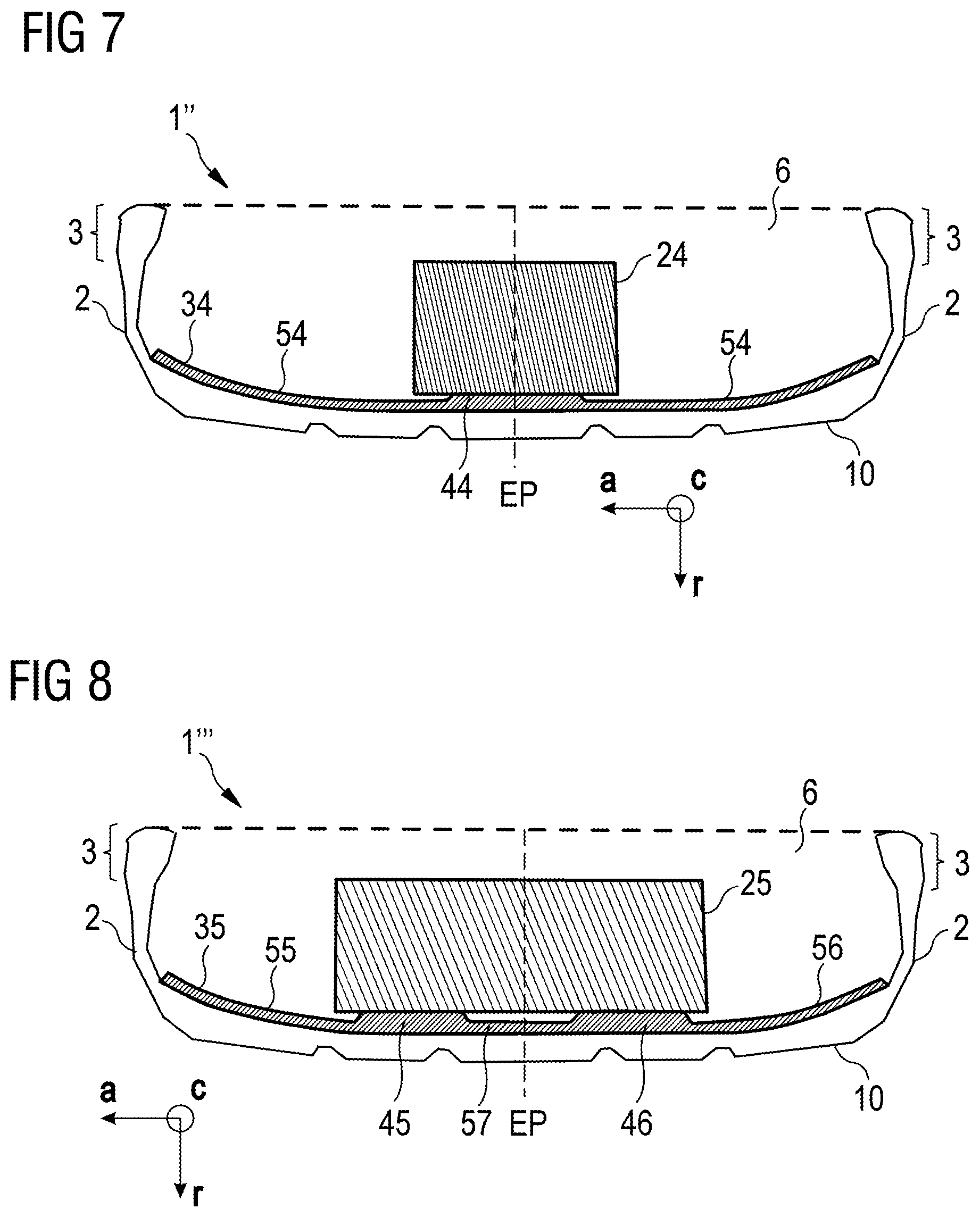 Patent US12304253 Figure 4 – Pneumatic tire
