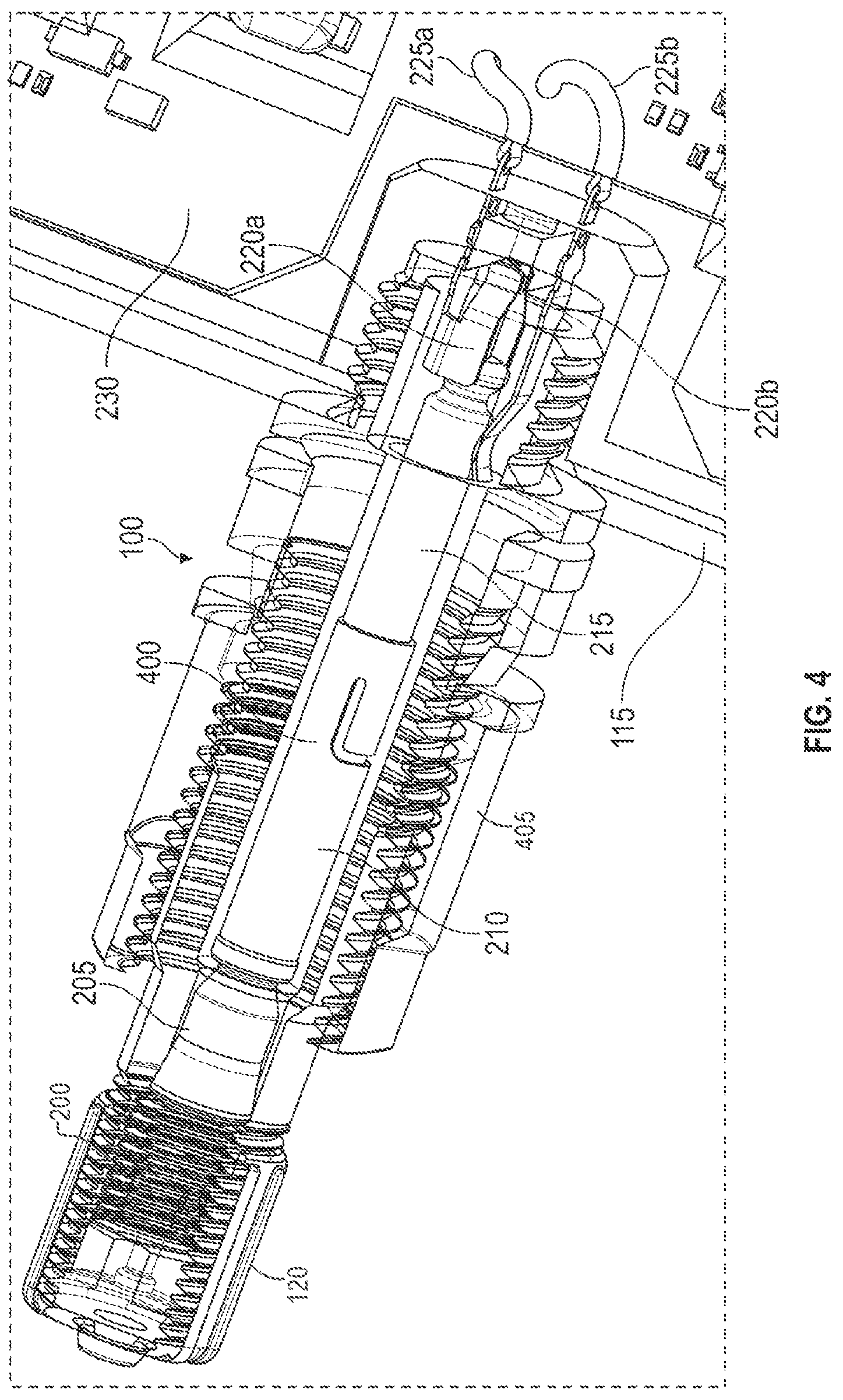 Patent US12304254 Figure 4 – Modular tire pressure monitoring system (TPMS) sensor with easily removable and replaceable battery