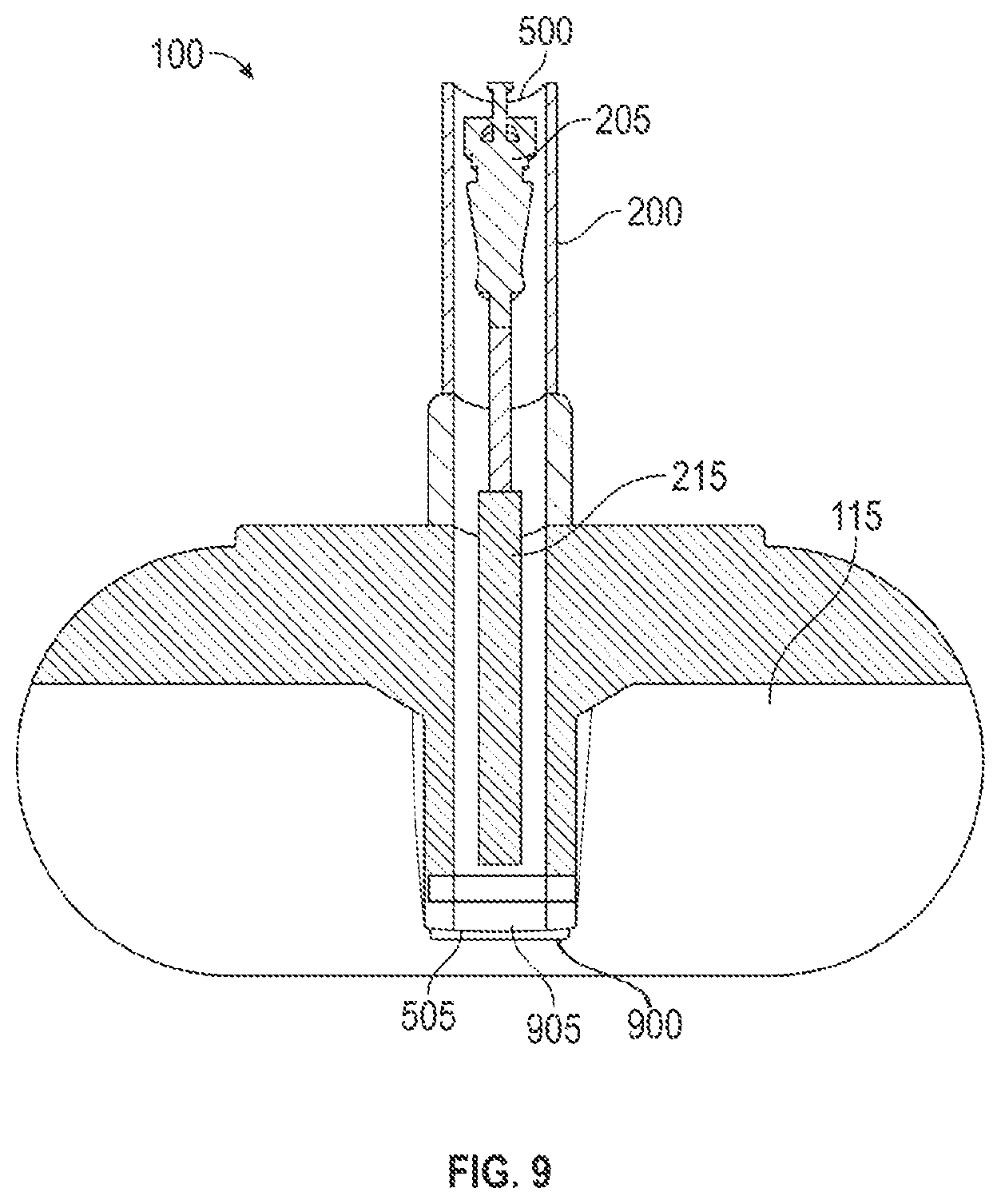 Patent US12304254 Figure 7 – Modular tire pressure monitoring system (TPMS) sensor with easily removable and replaceable battery