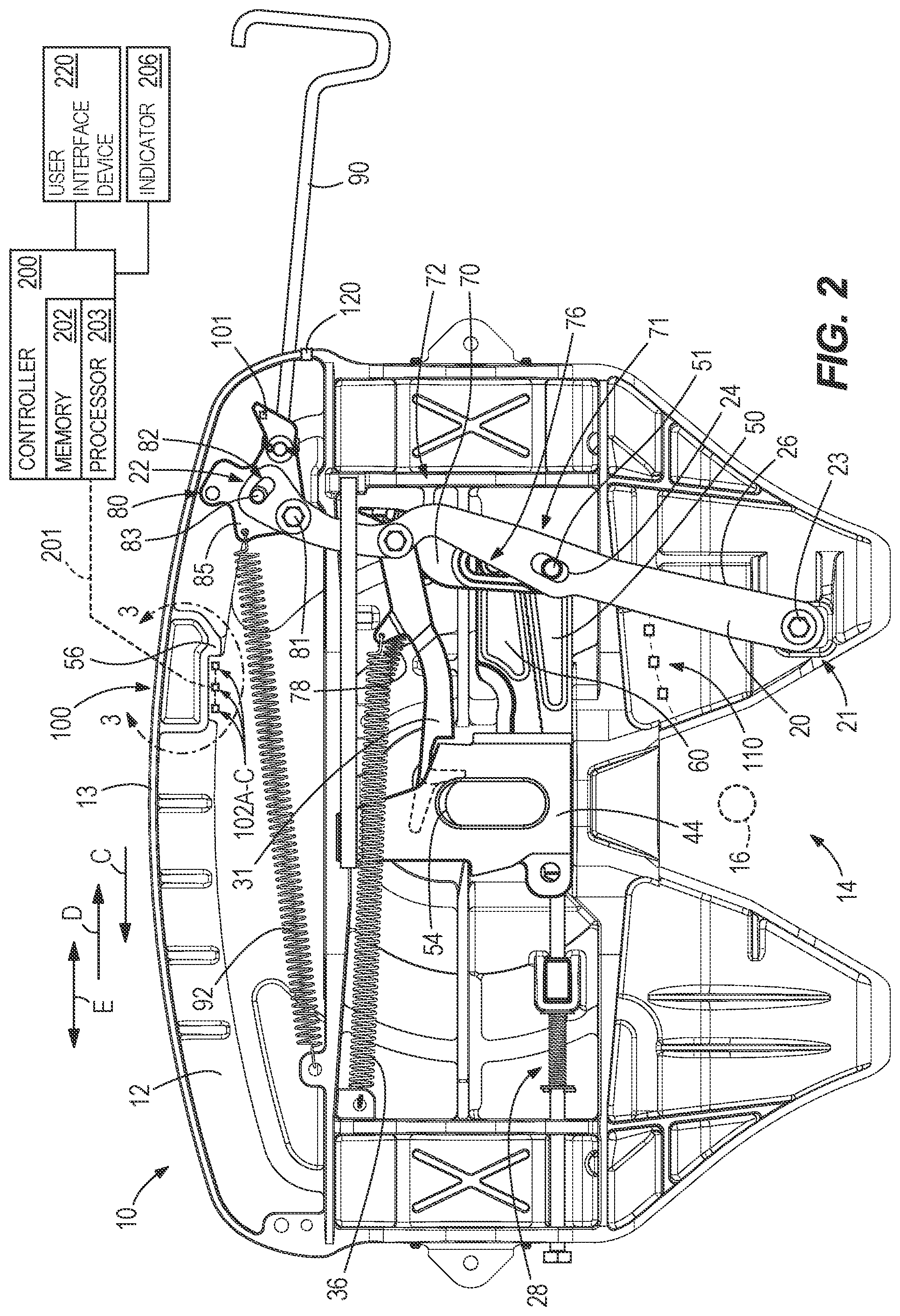 Patent US12304259 Figure 2 – Apparatuses, systems, and methods for determining and verifying operational states of fifth wheels