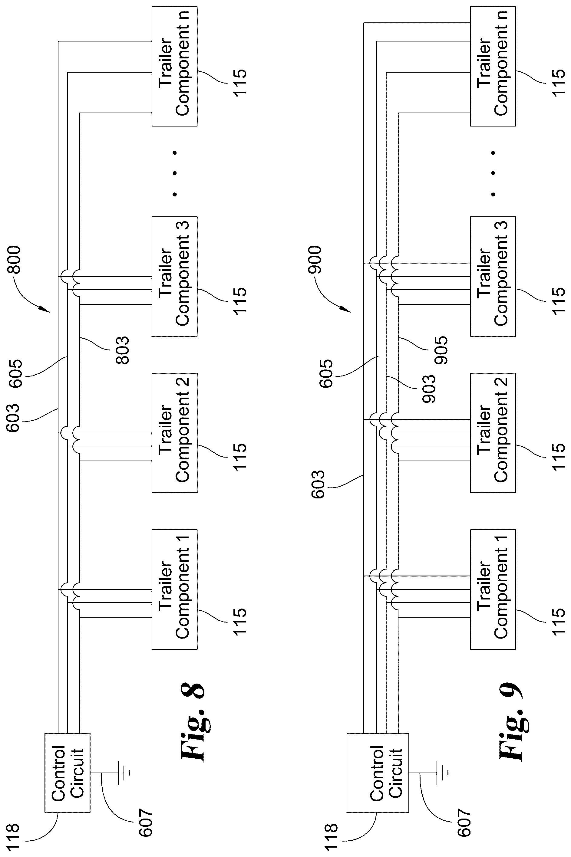 Patent US12304260 Figure 6 – Cable system for a truck trailer