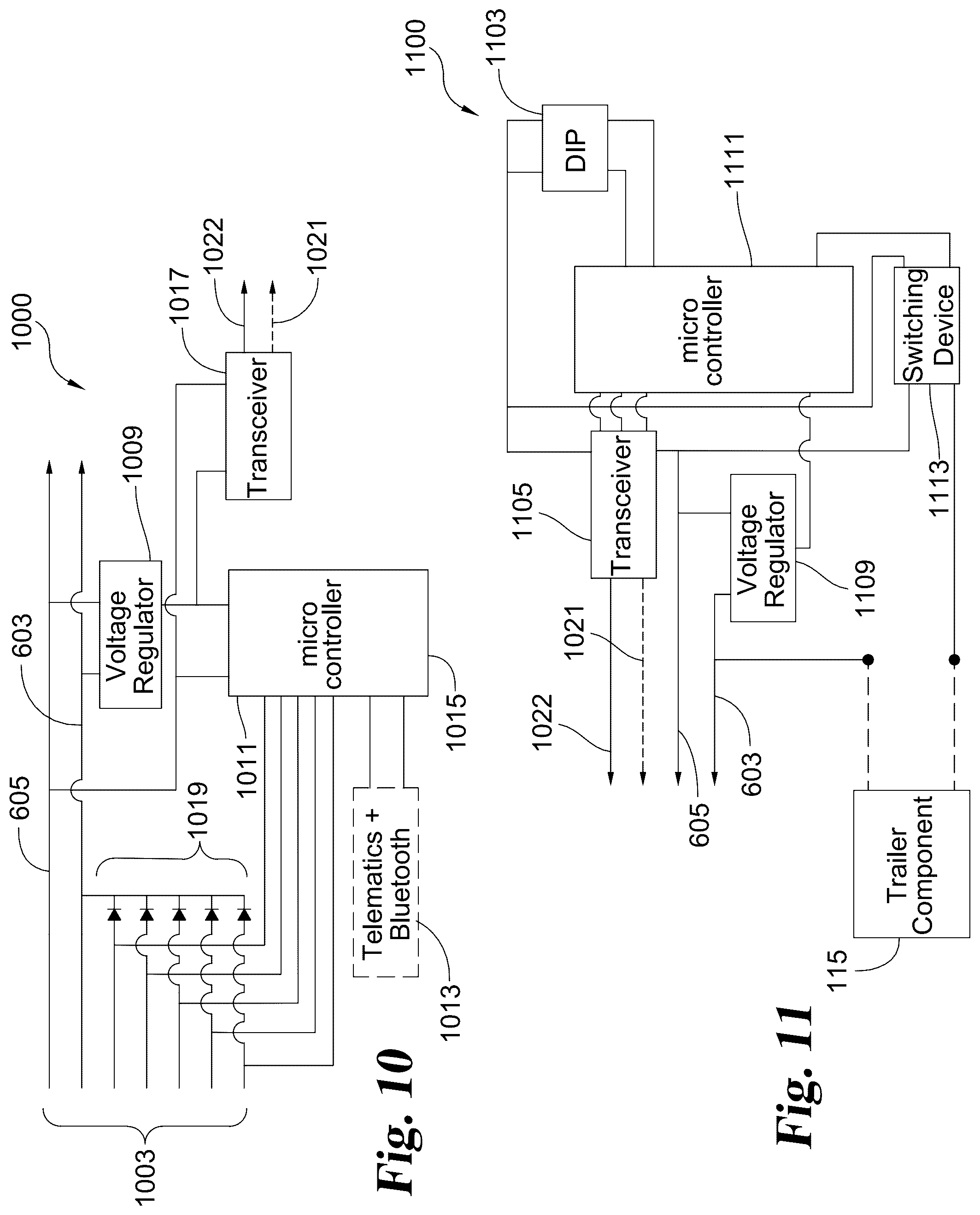 Patent US12304260 Figure 7 – Cable system for a truck trailer