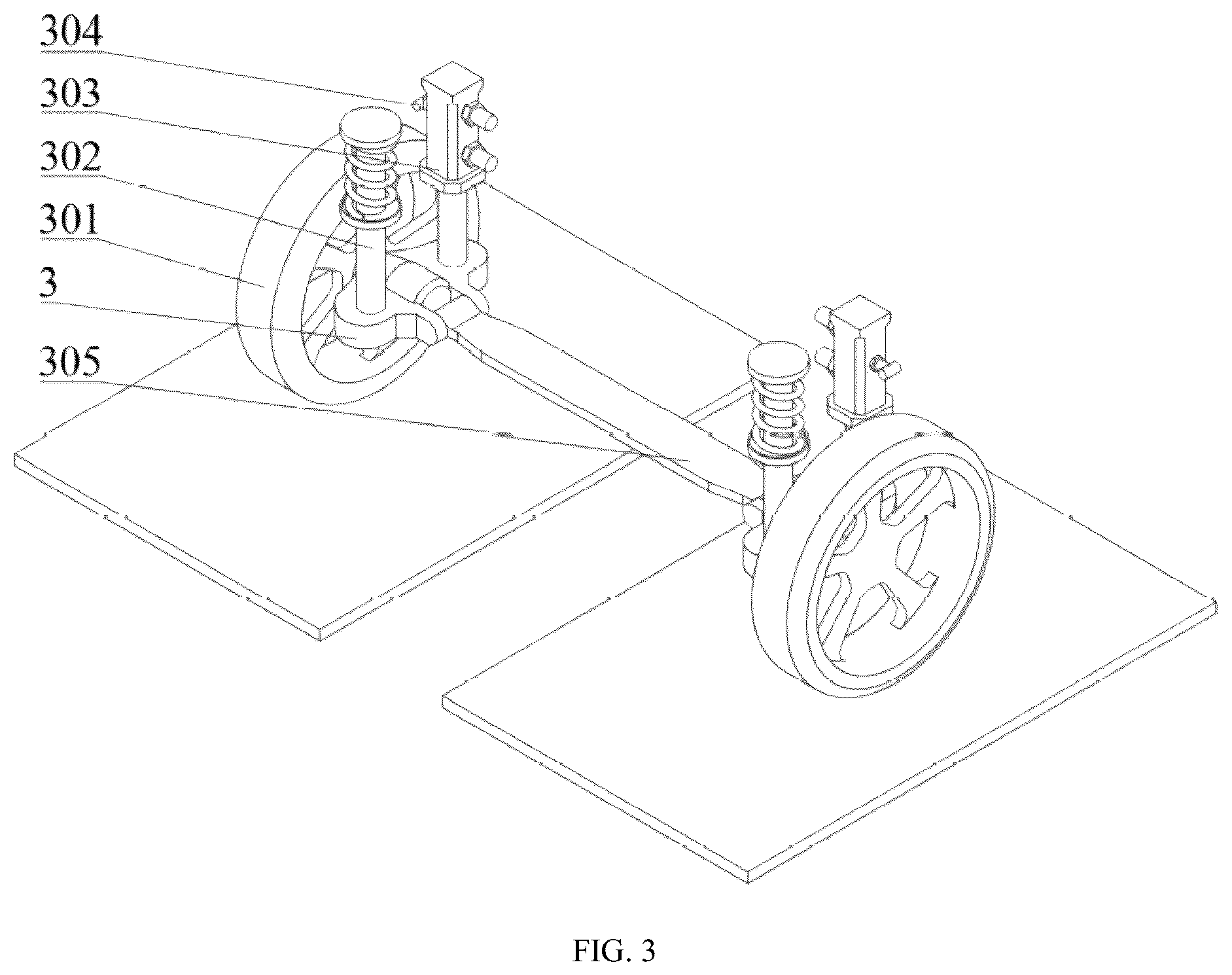 Patent US12304266 Figure 3 – Experimental platform for electro-hydraulic servo active suspensions and method for fault diagnosis