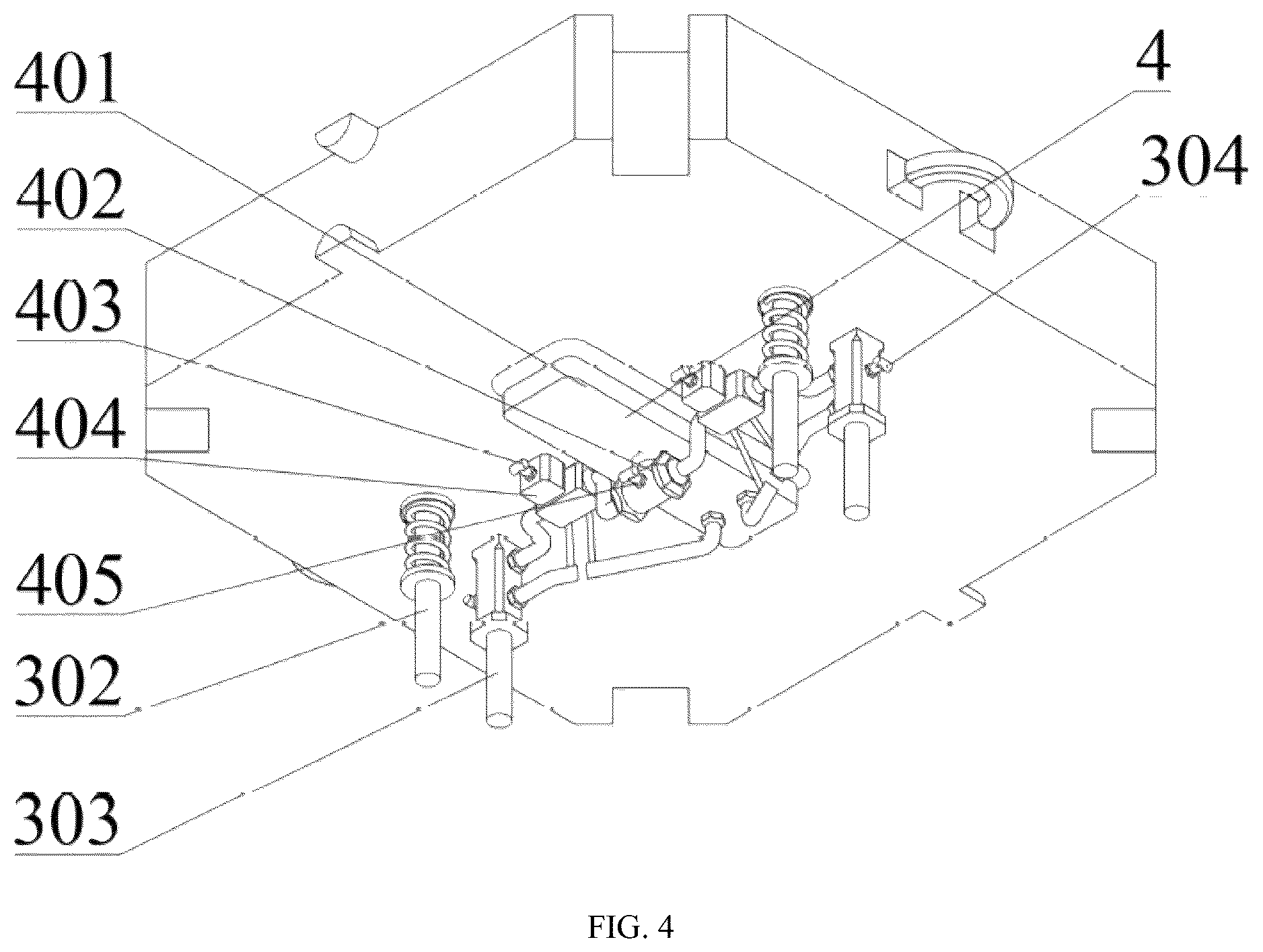 Patent US12304266 Figure 4 – Experimental platform for electro-hydraulic servo active suspensions and method for fault diagnosis