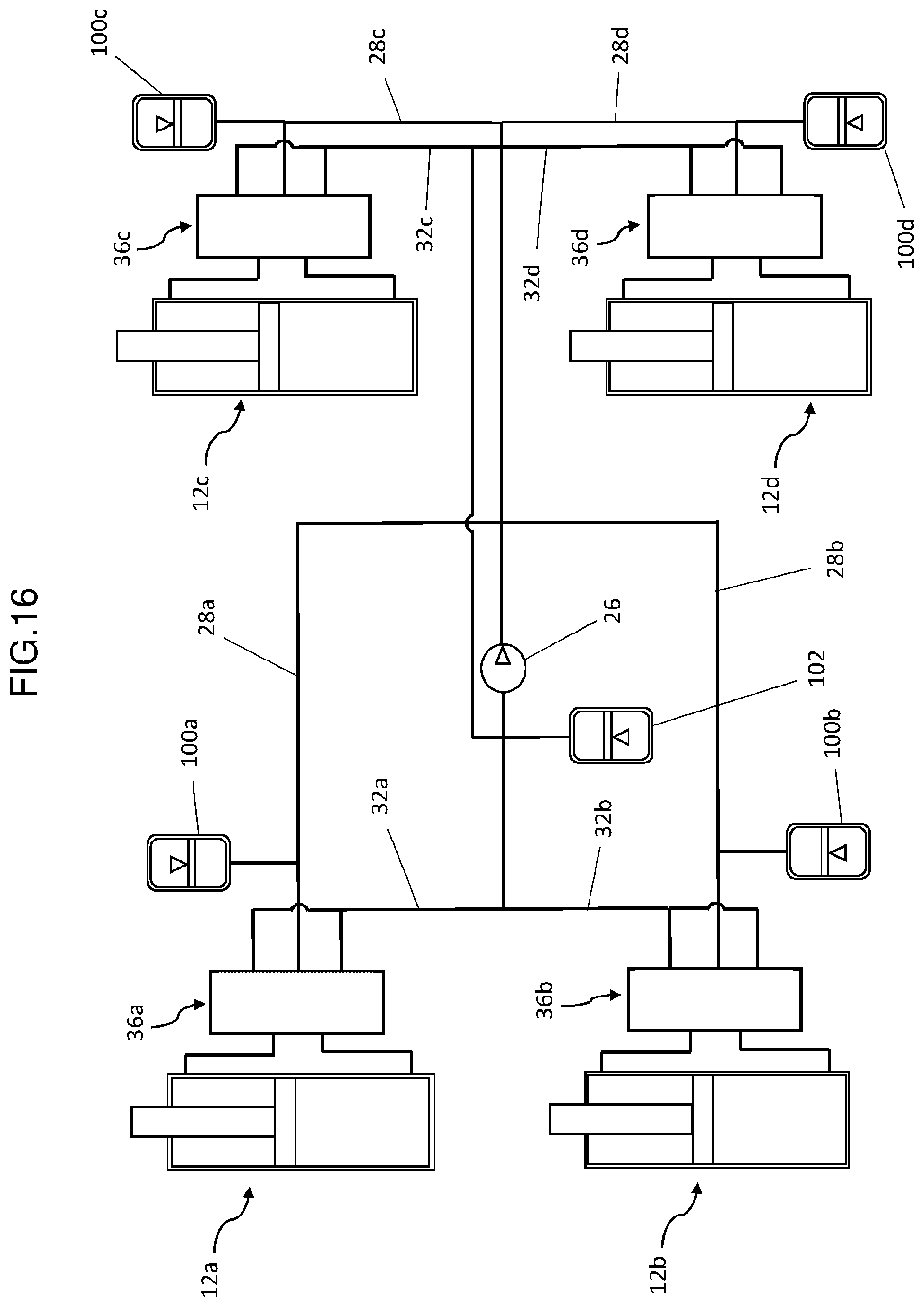 Patent US12304268 Figure 15 – Active suspension for a vehicle