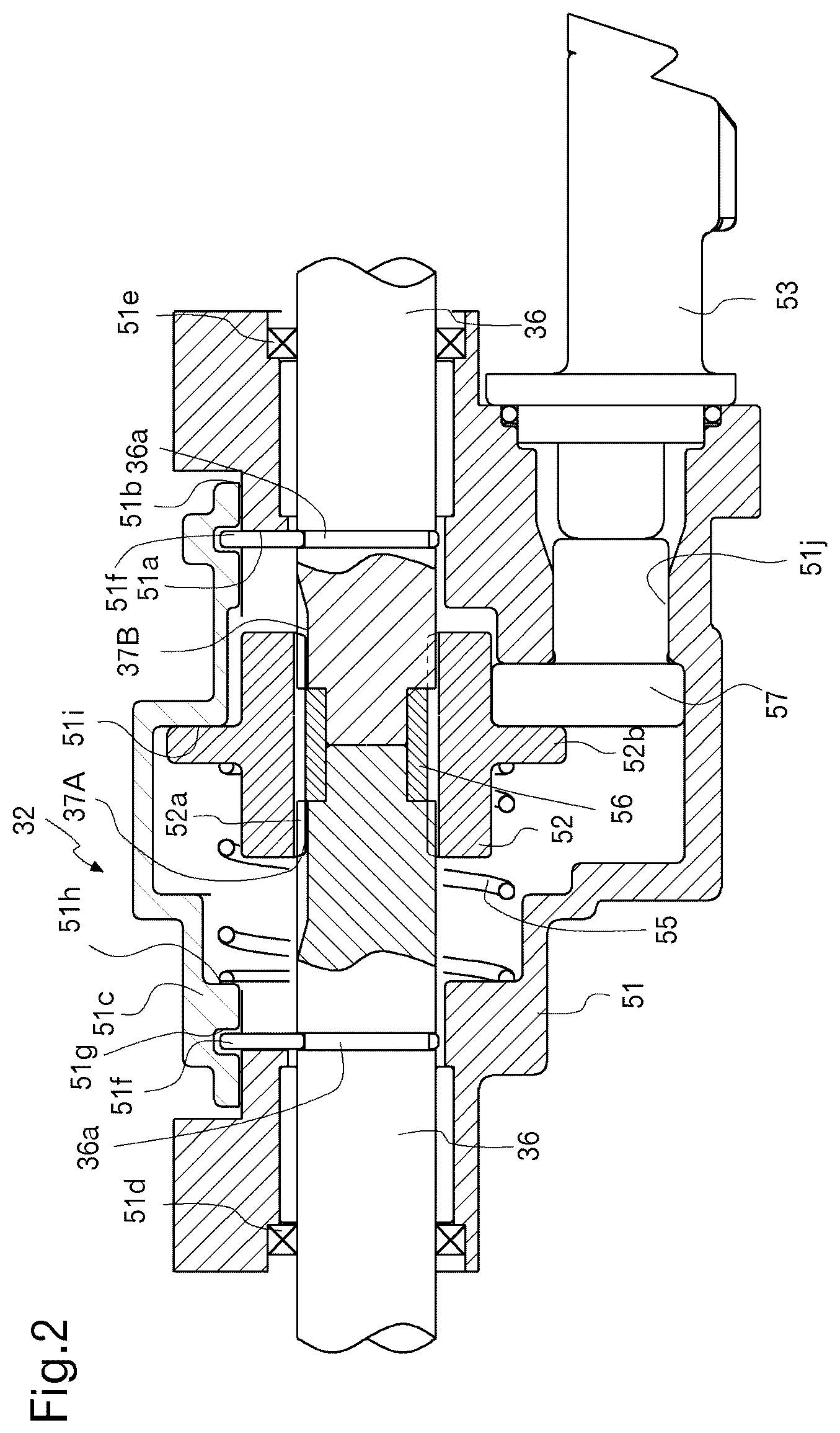 Patent US12304269 Figure 2 – Stabilizer assembly and an off-road vehicle with the stabilizer assembly