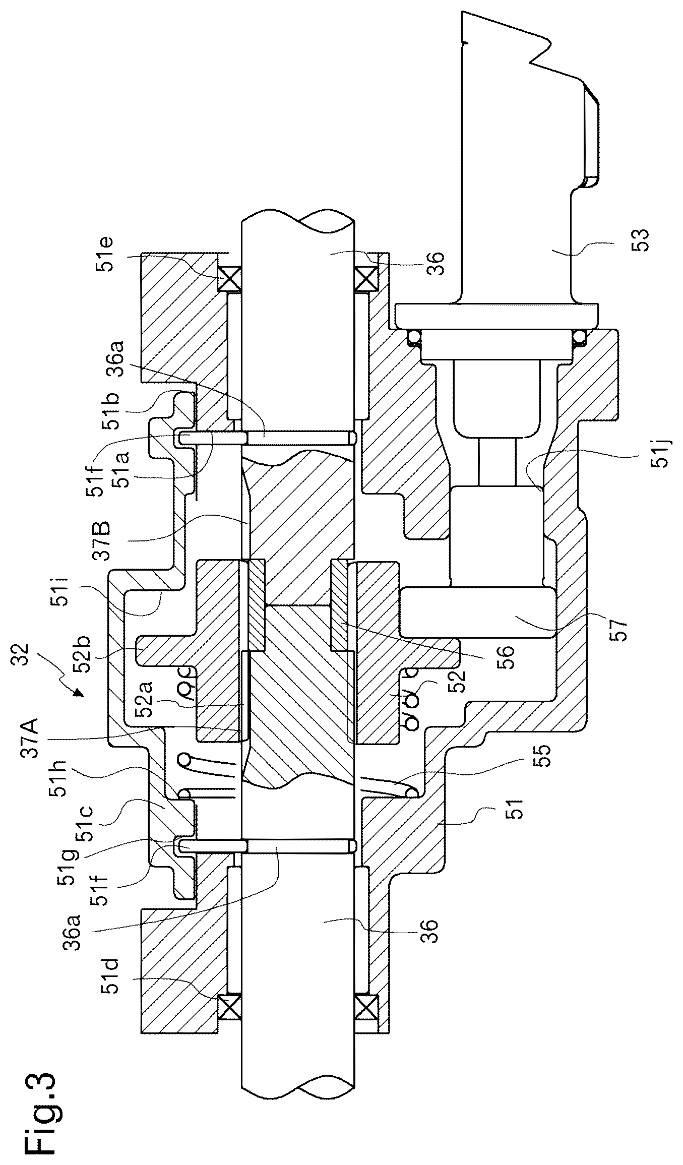 Patent US12304269 Figure 3 – Stabilizer assembly and an off-road vehicle with the stabilizer assembly