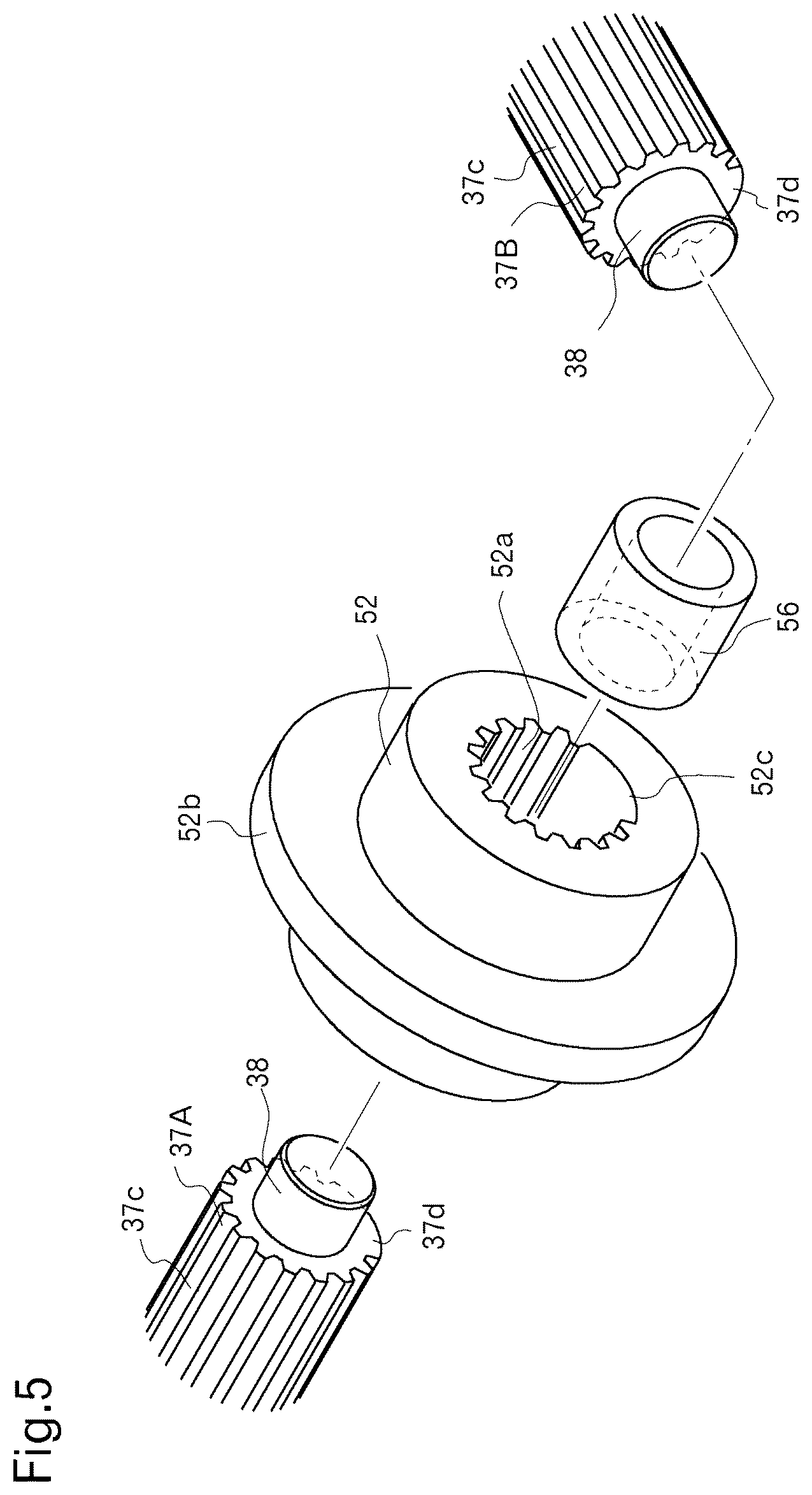 Patent US12304269 Figure 5 – Stabilizer assembly and an off-road vehicle with the stabilizer assembly