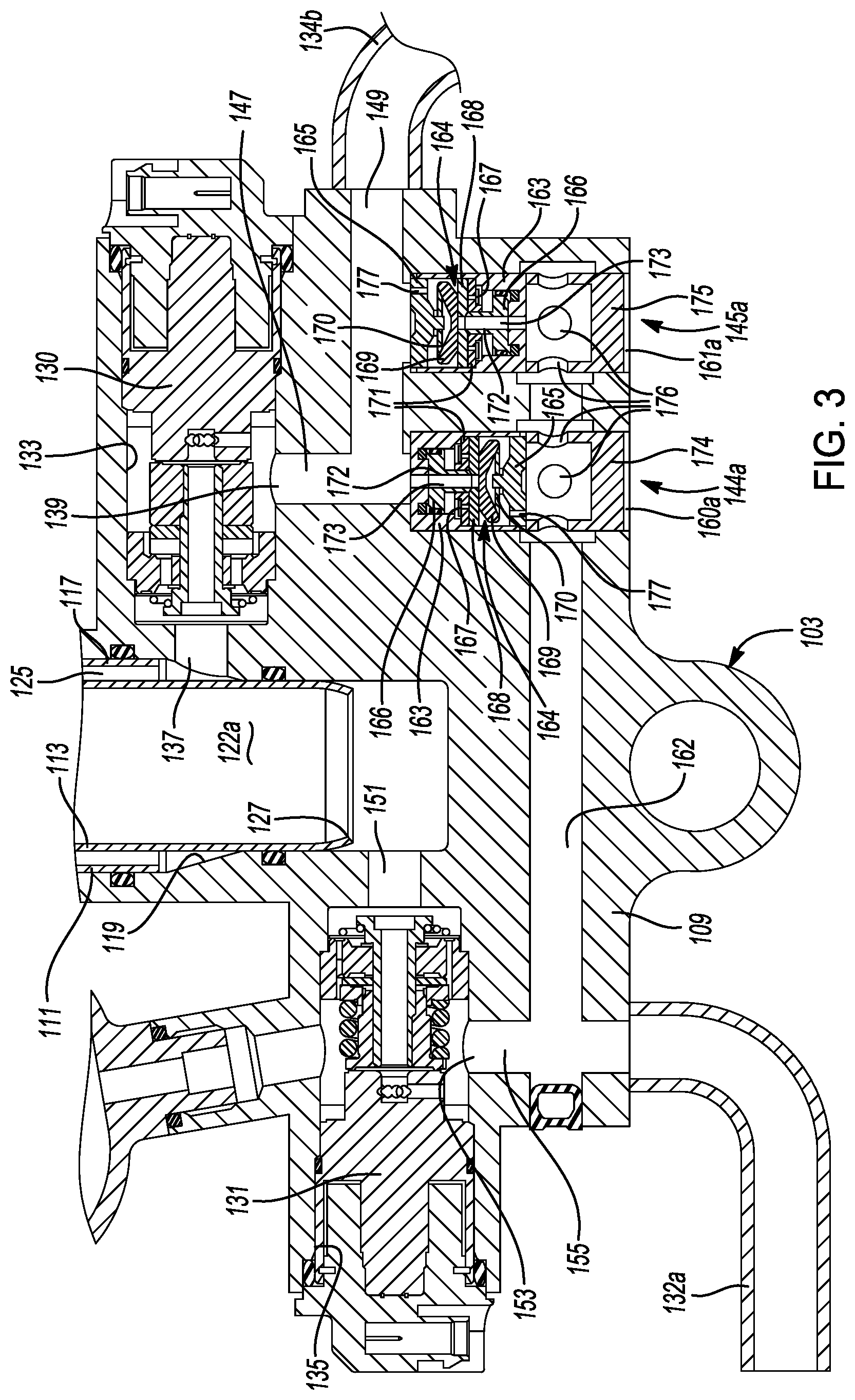 Patent US12304270 Figure 3 – Vehicle suspension system with one or more frequency dependent roll stiffness valves