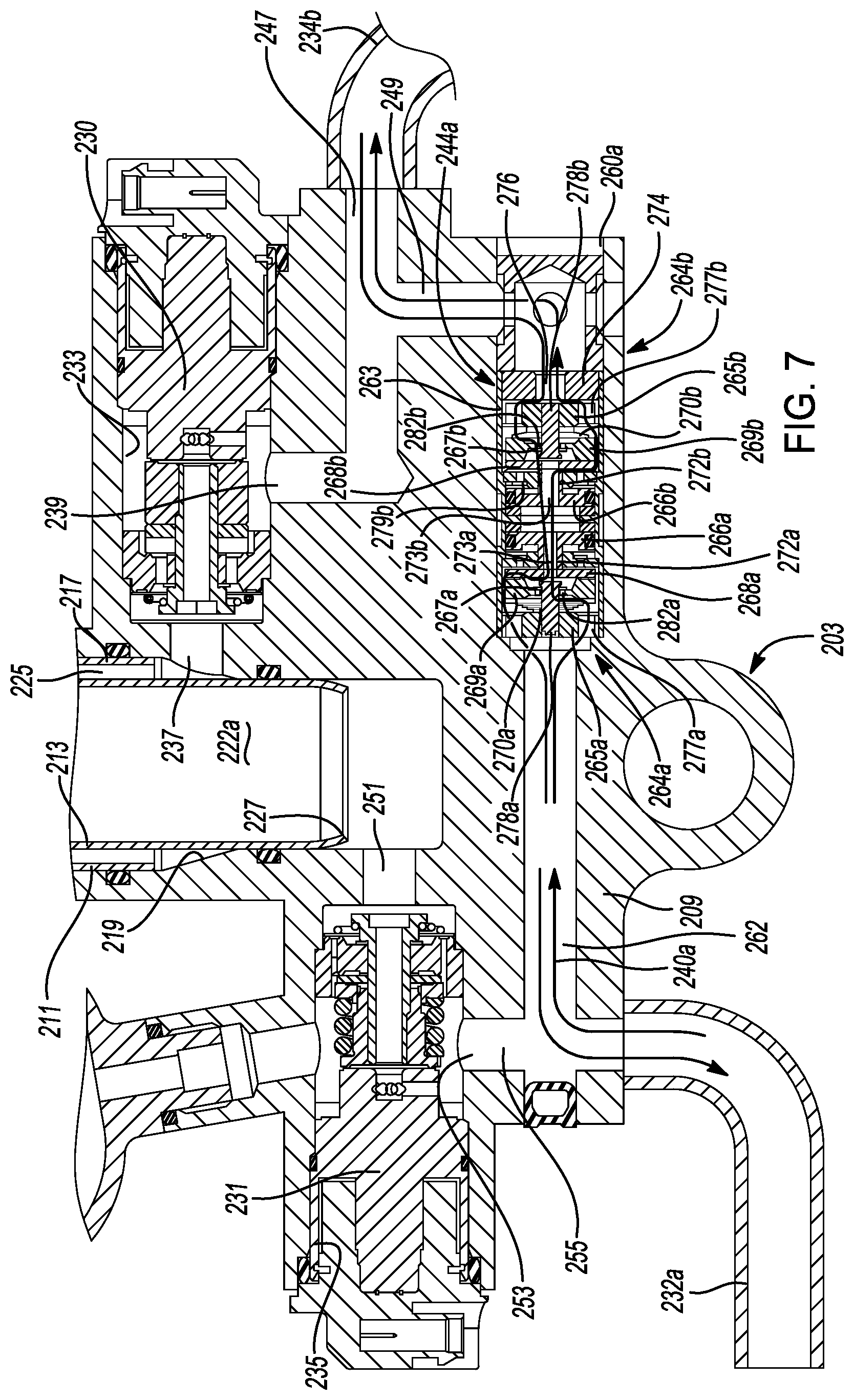 Patent US12304270 Figure 7 – Vehicle suspension system with one or more frequency dependent roll stiffness valves