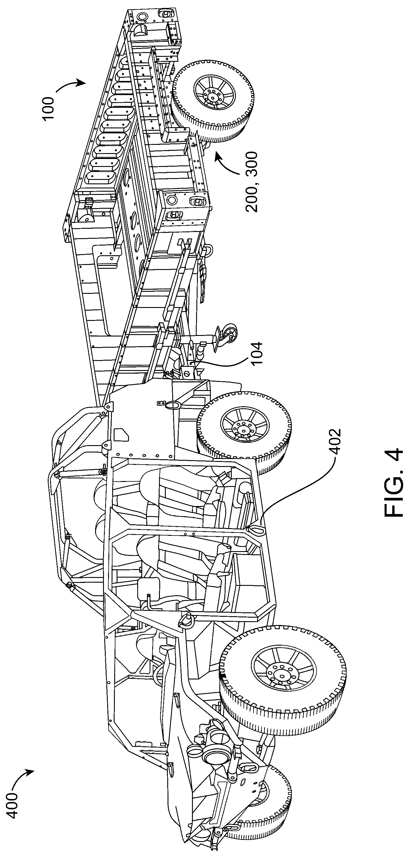 Patent US12304271 Figure 4 – Trailer suspension