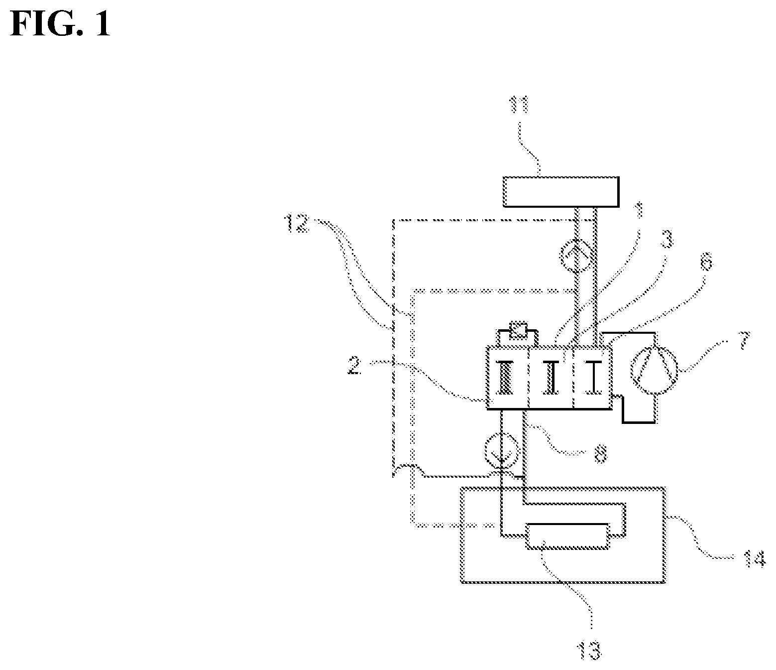 Patent US12304272 Figure 1 – Compact heat exchanger unit for electric vehicle particularly and air conditioning module