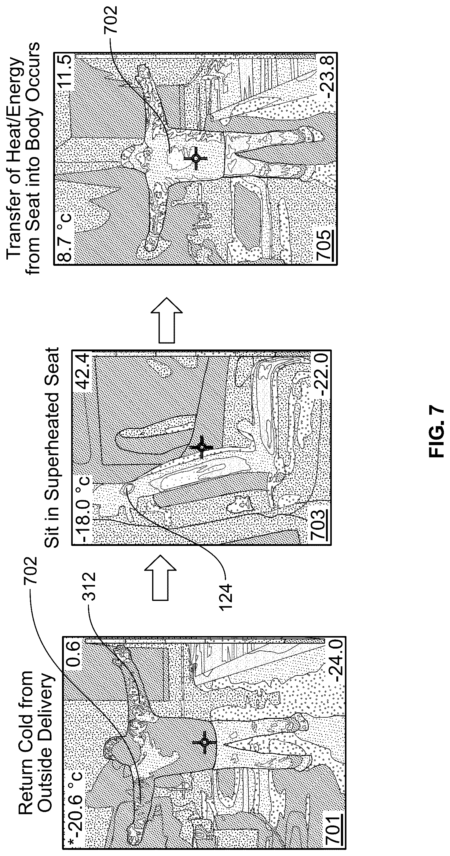 Patent US12304274 Figure 8 – Vehicle seat for storing thermal energy for occupant comfort