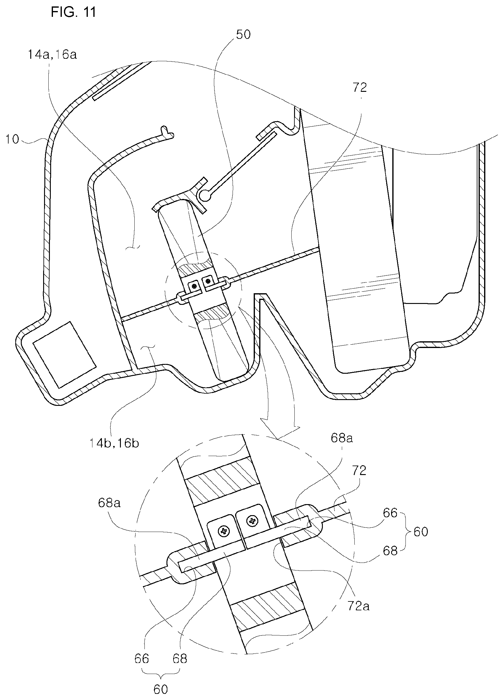 Patent US12304275 Figure 11 – Vehicular air conditioning system