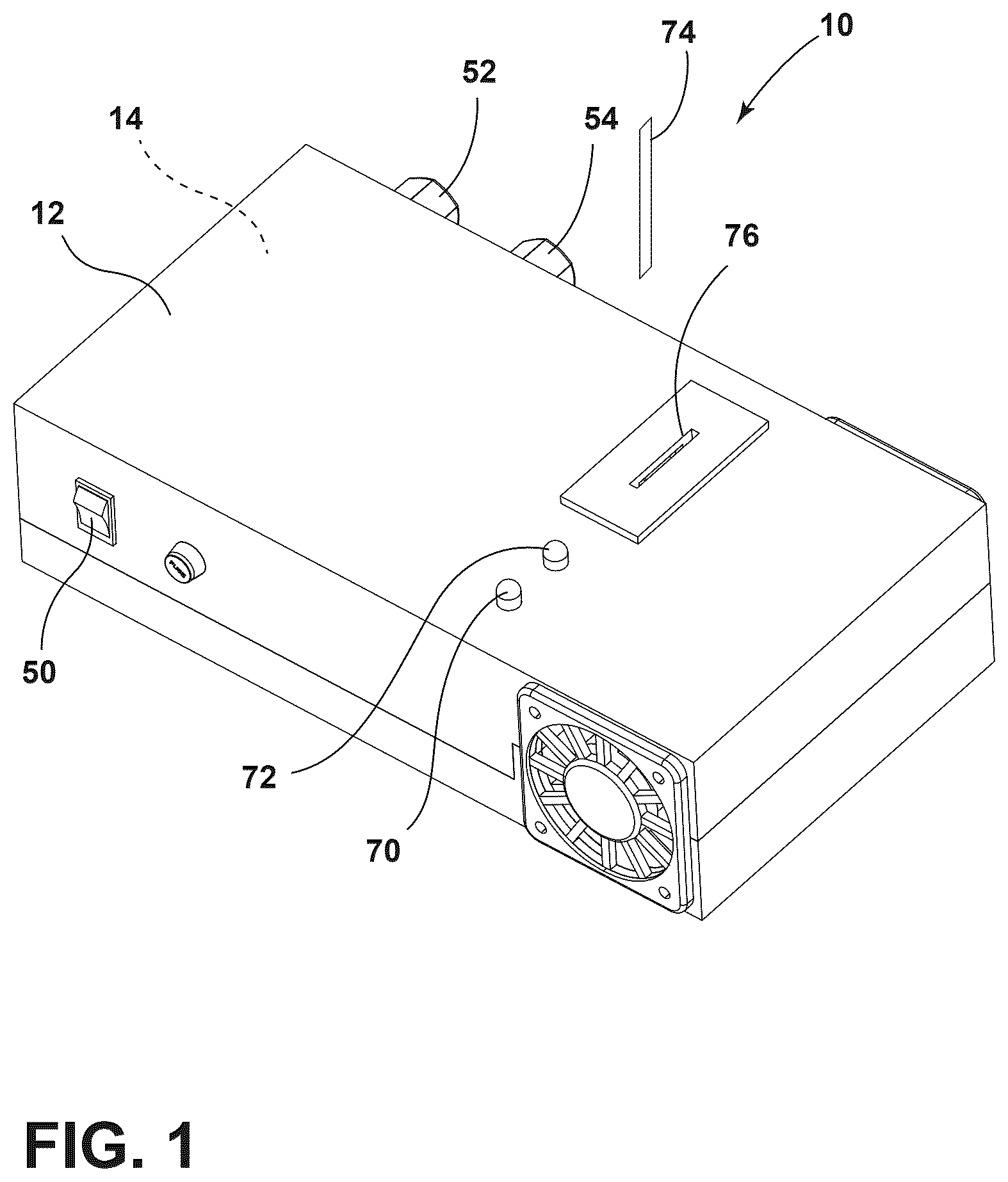 Patent US12304278 — Air monitoring system for vehicle interior — Figure 1