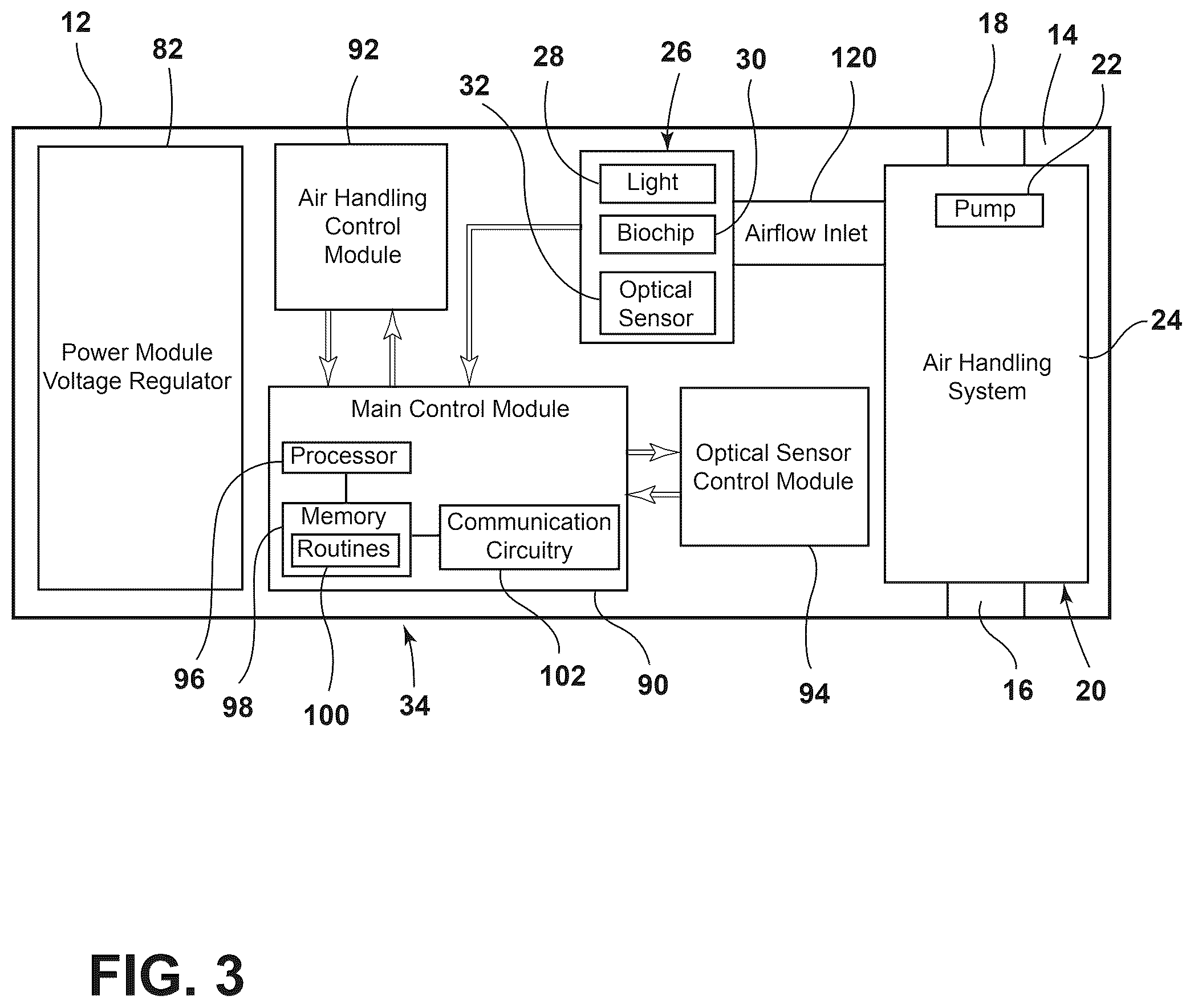Patent US12304278 Figure 3 – Air monitoring system for vehicle interior