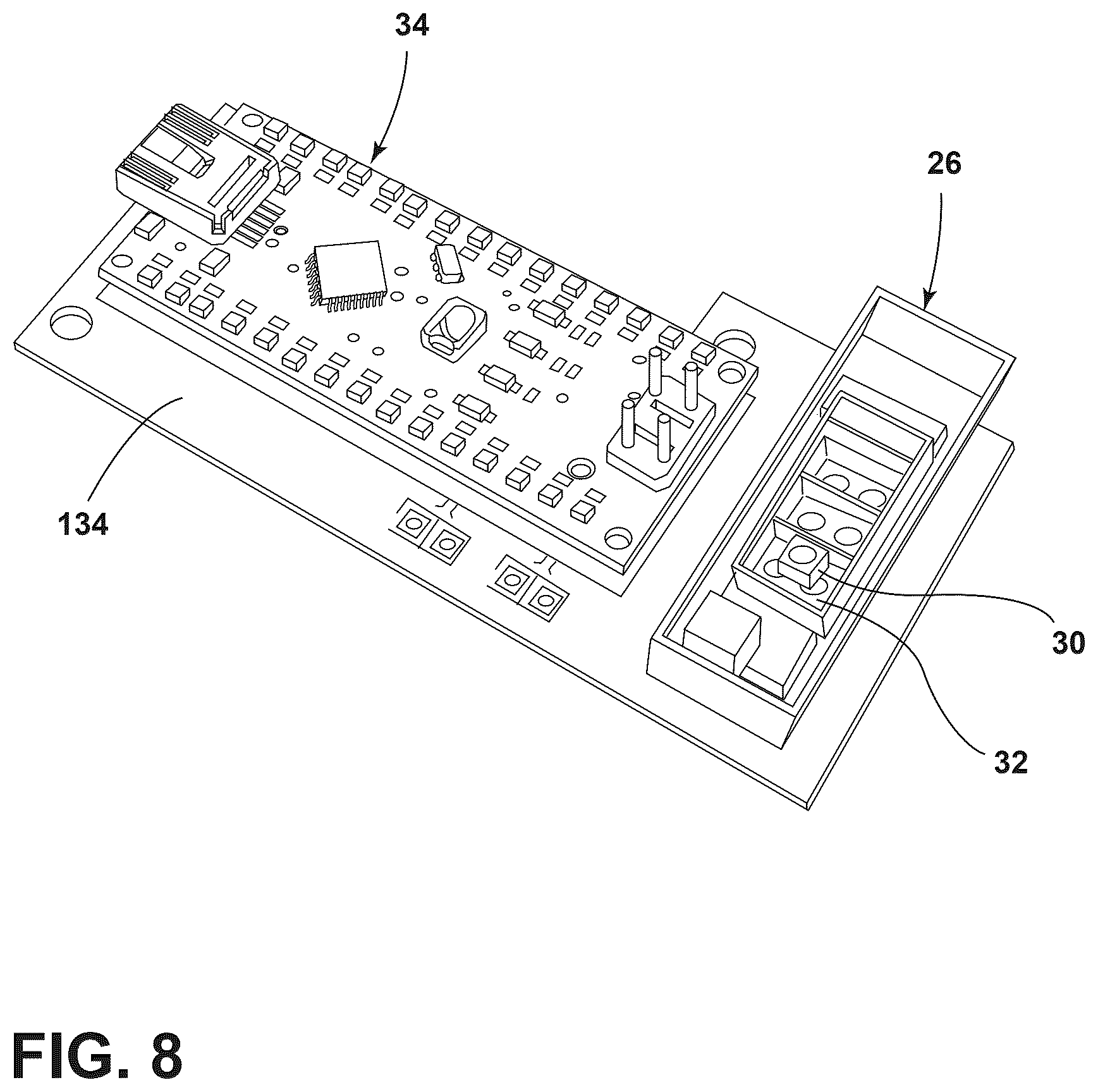 Patent US12304278 Figure 8 – Air monitoring system for vehicle interior