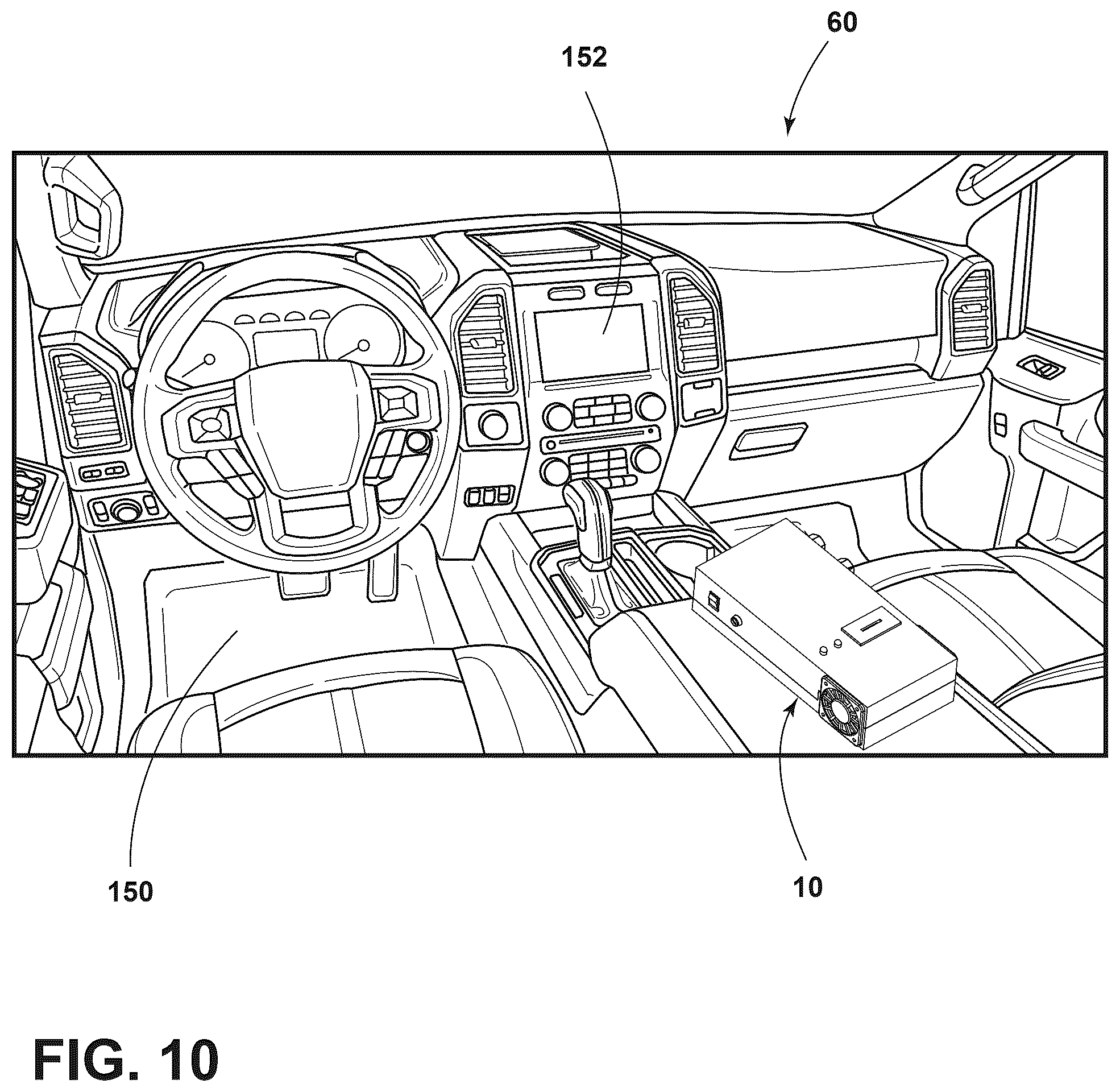 Patent US12304278 Figure 10 – Air monitoring system for vehicle interior