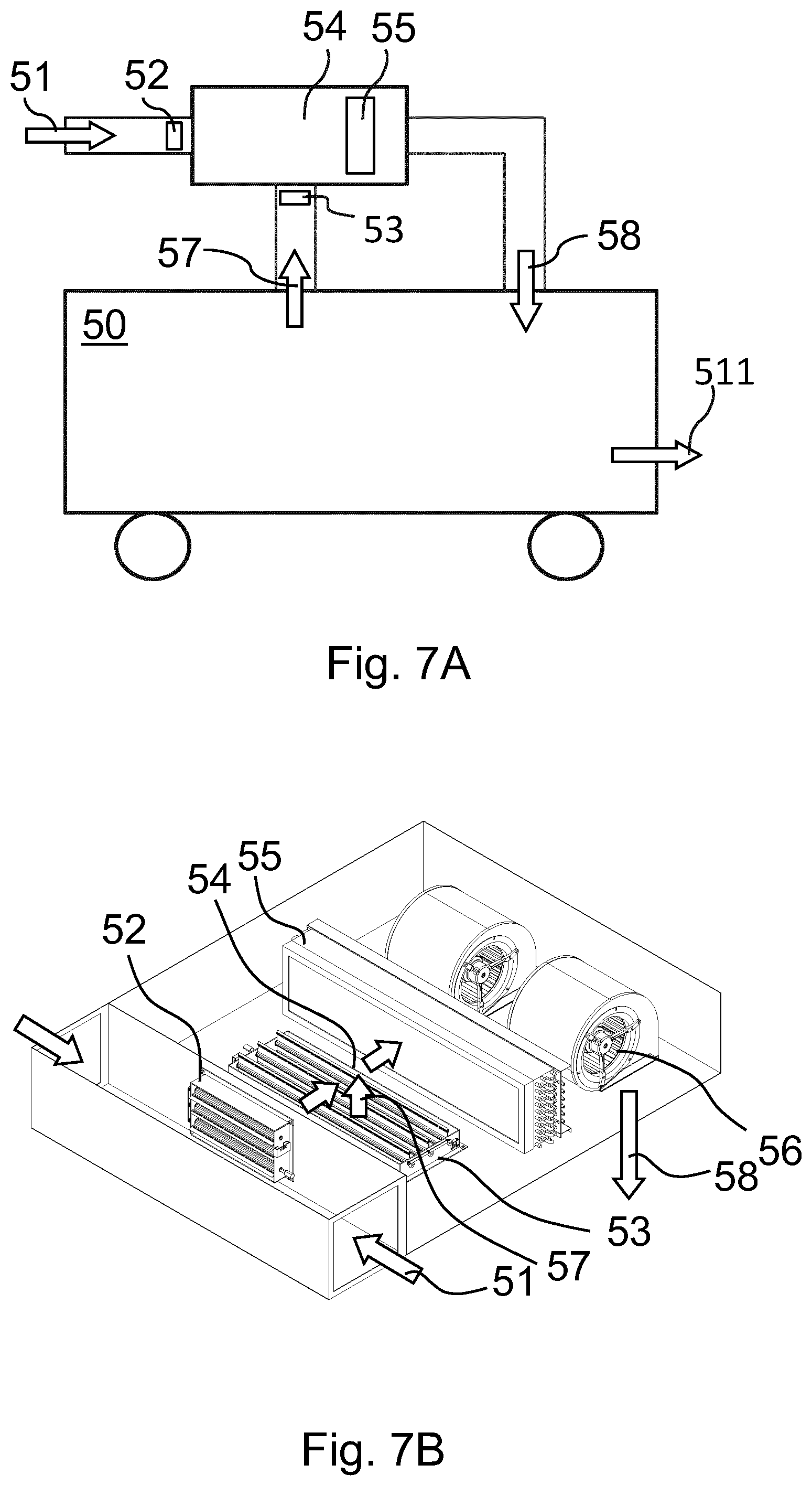 Patent US12304279 Figure 7 – System and a method for mixing air for a vehicle HVAC component