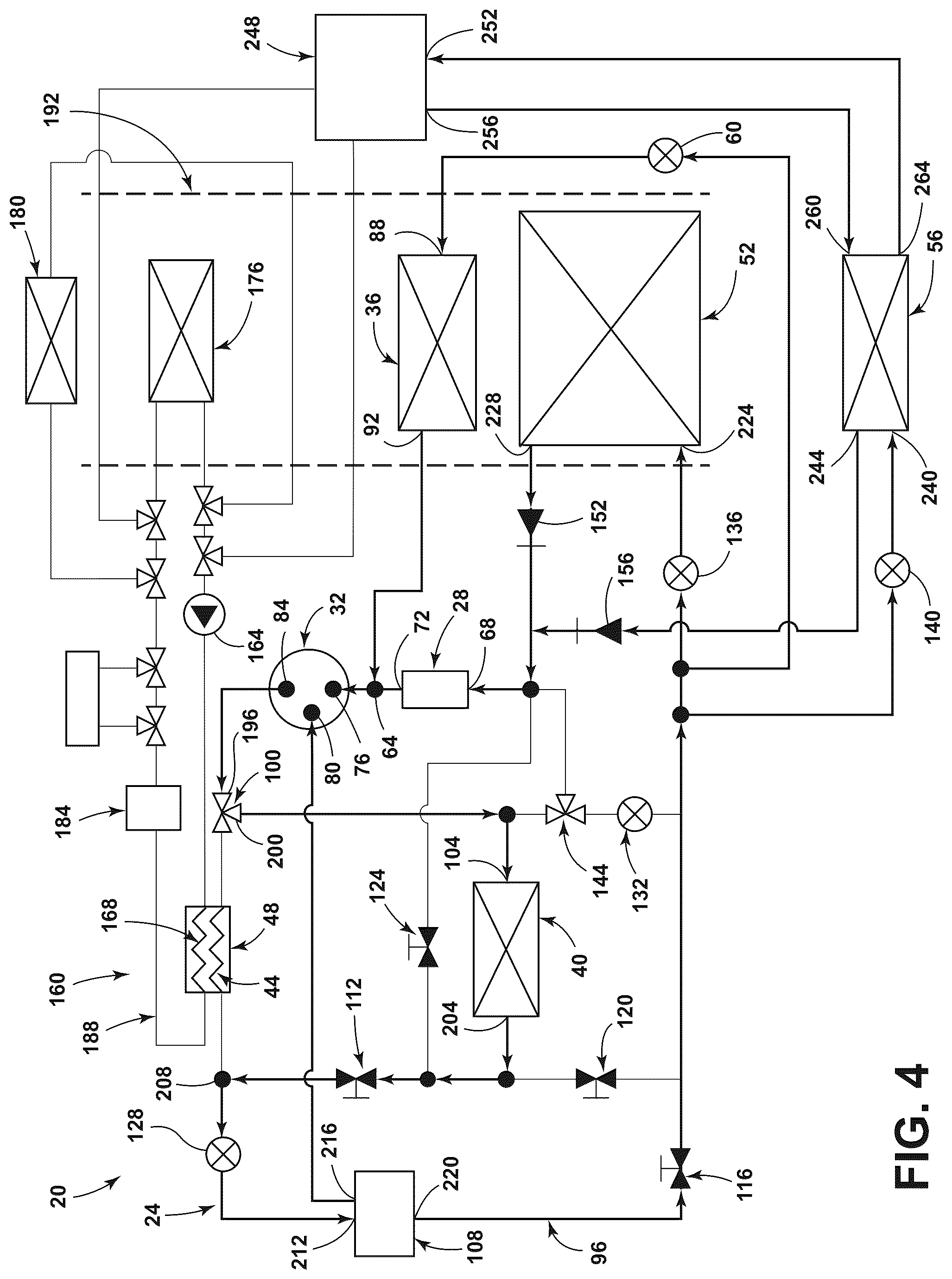 Patent US12304280 Figure 4 – Heat pump for a vehicle