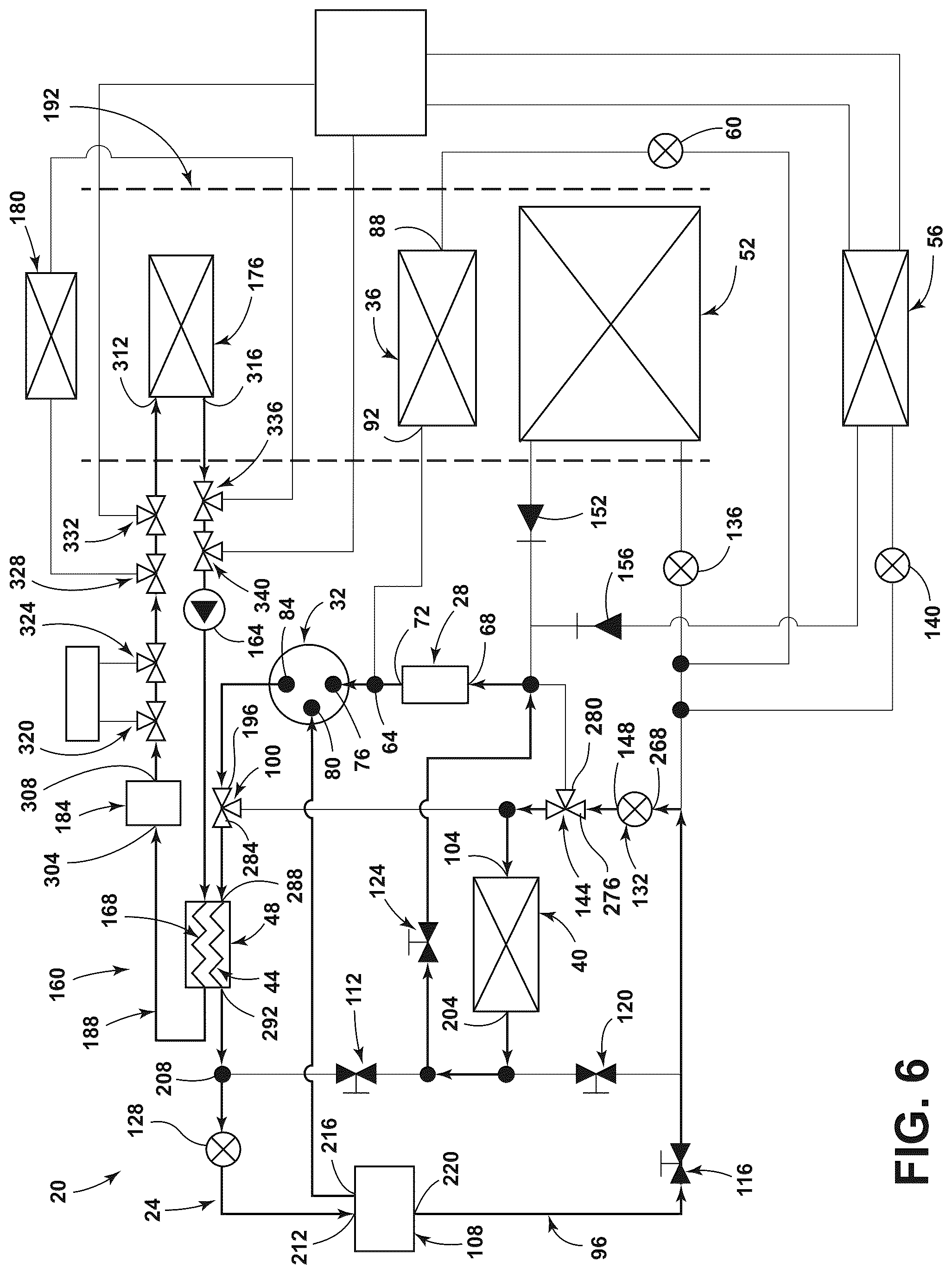 Patent US12304280 Figure 6 – Heat pump for a vehicle