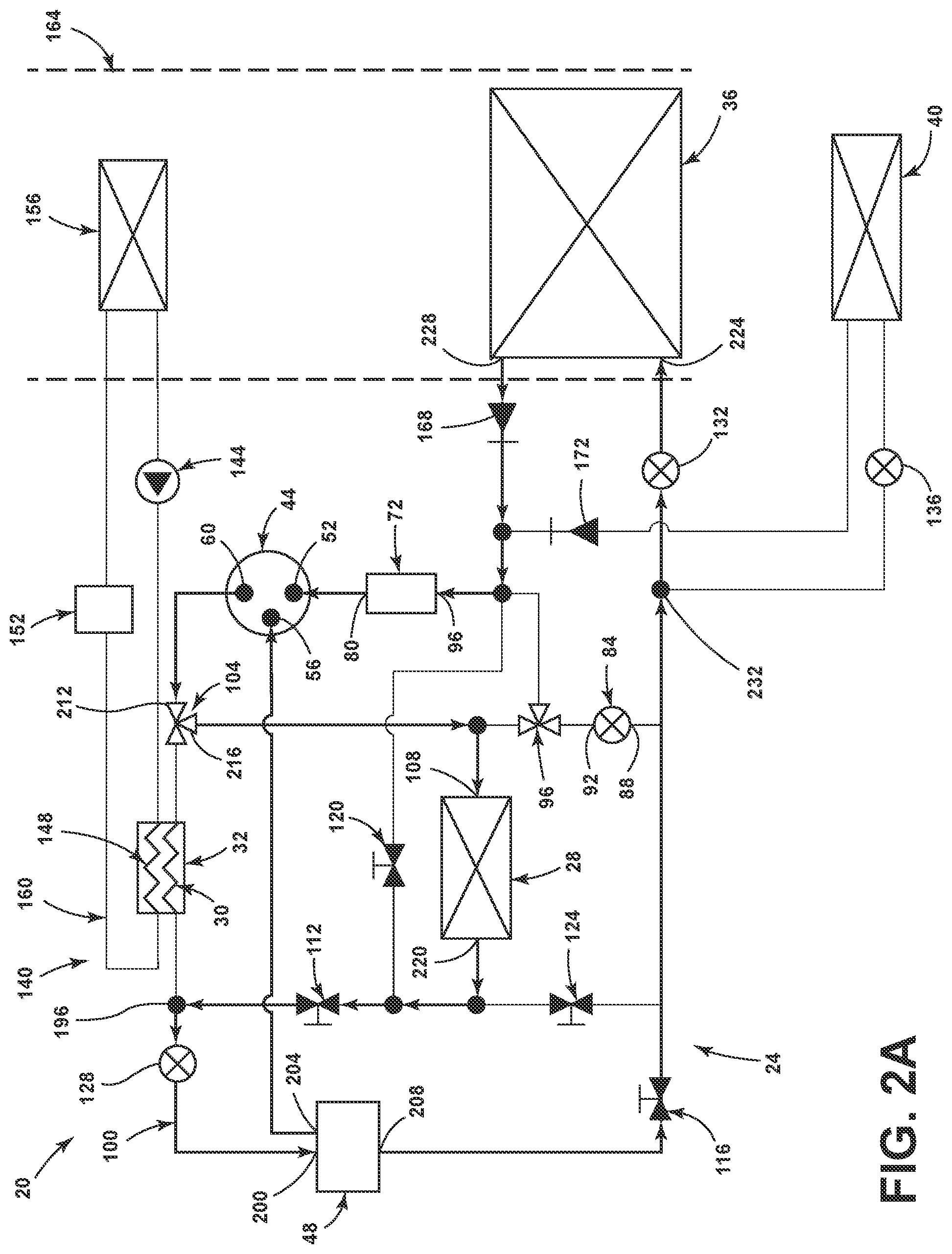 Patent US12304283 Figure 2 – Heat pump for a vehicle