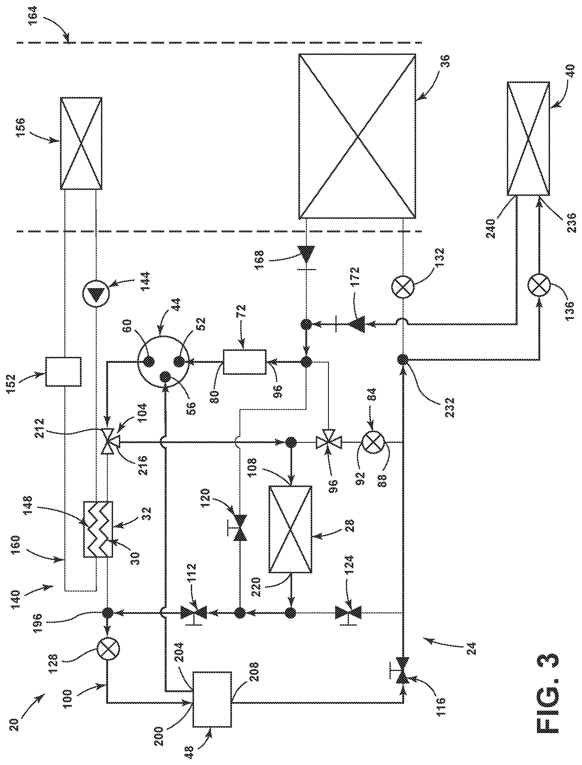 Patent US12304283 Figure 4 – Heat pump for a vehicle