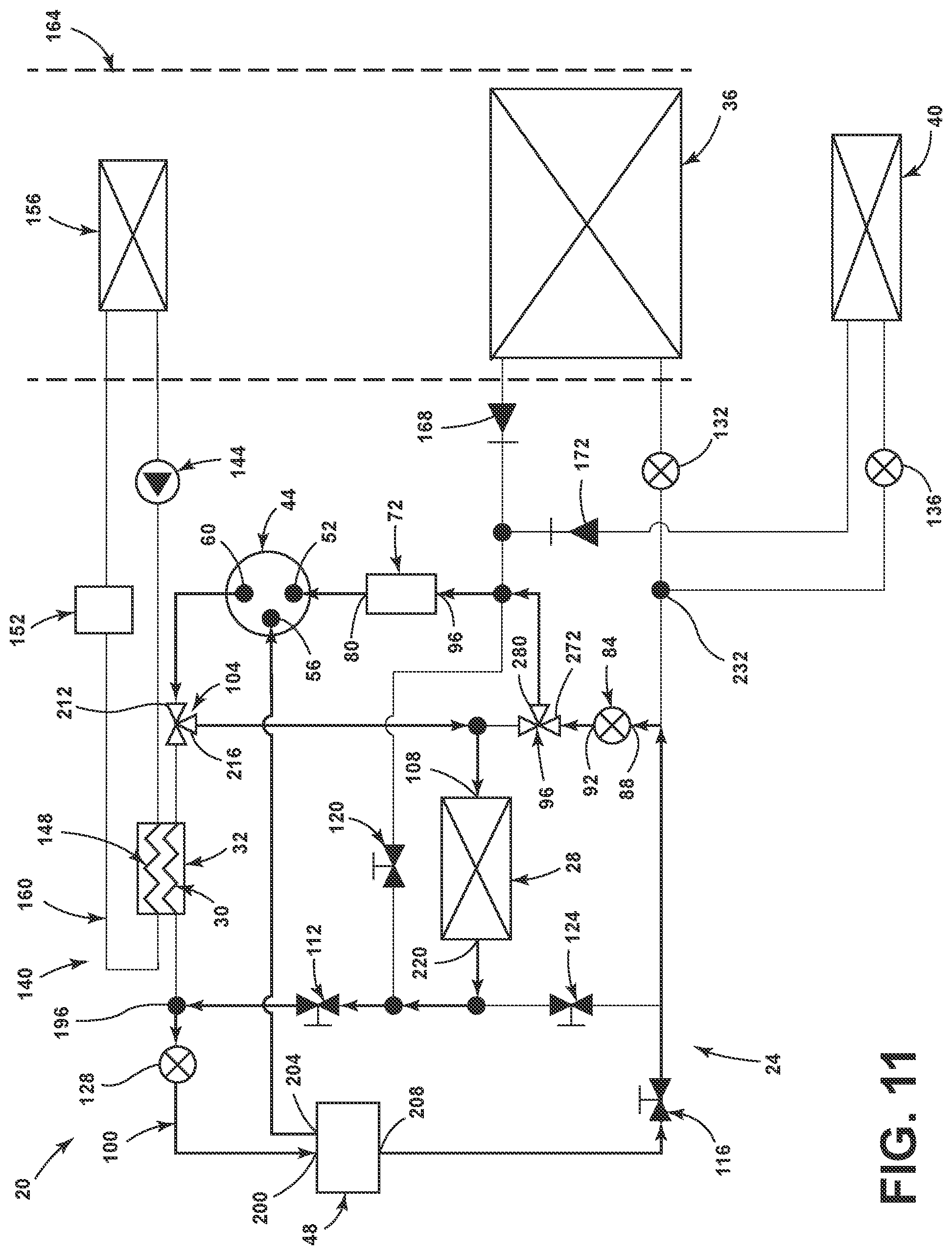 Patent US12304283 Figure 12 – Heat pump for a vehicle