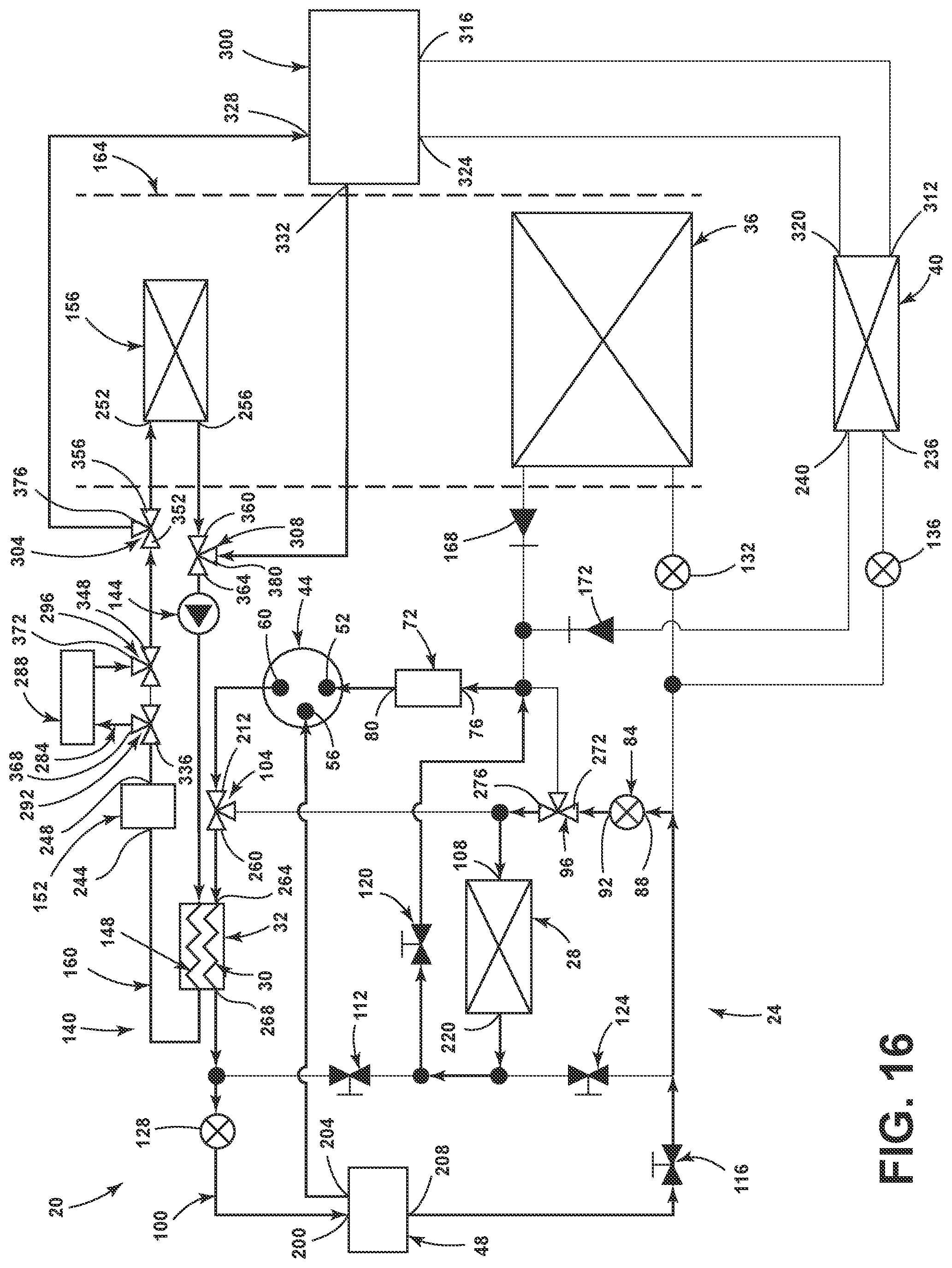 Patent US12304283 Figure 17 – Heat pump for a vehicle