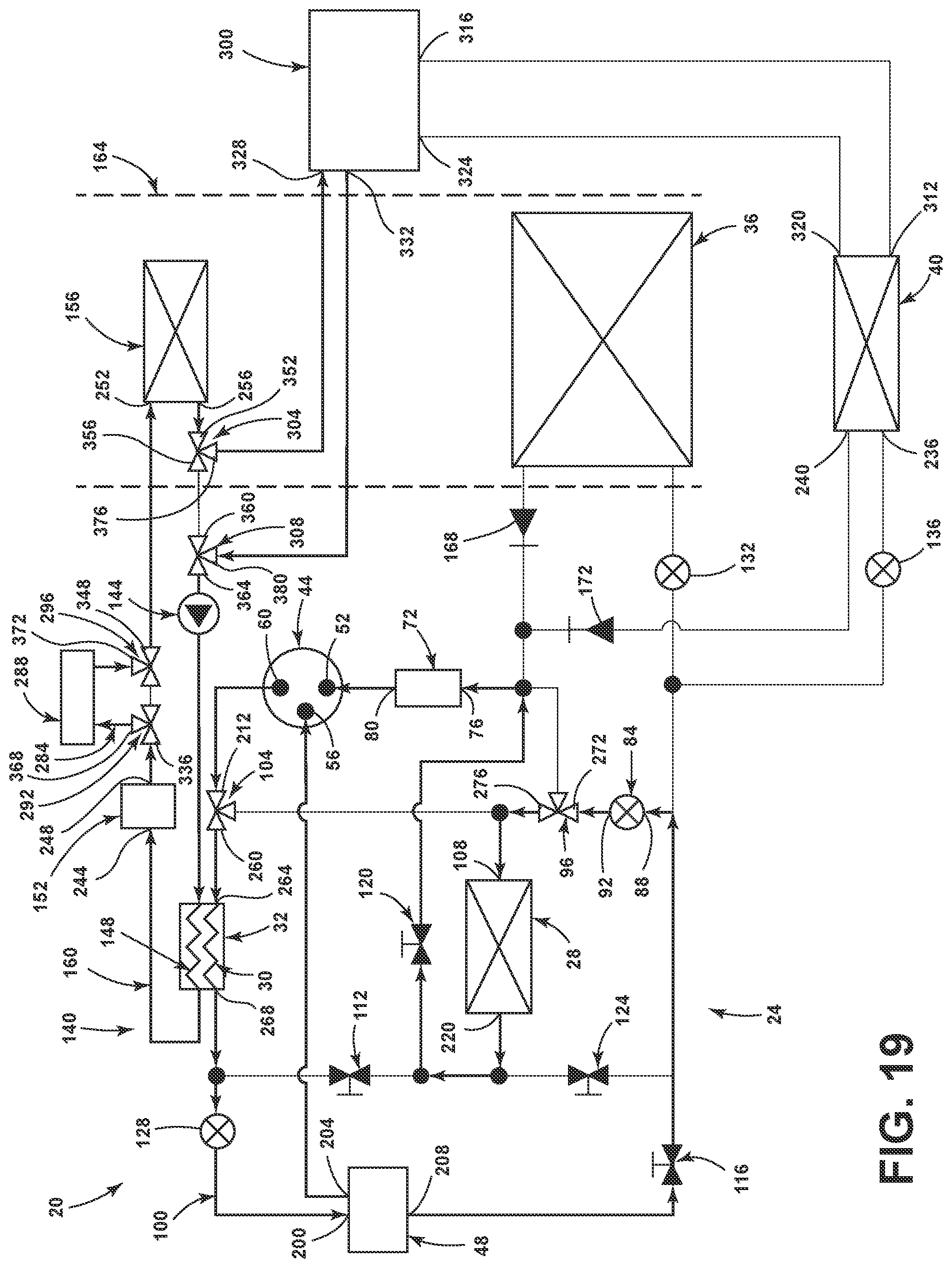 Patent US12304283 Figure 20 – Heat pump for a vehicle