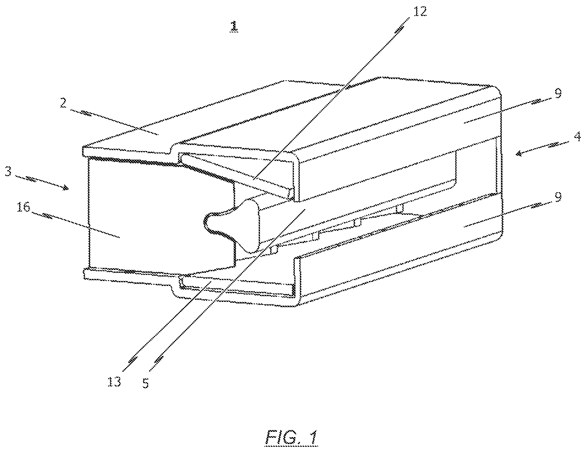 Patent US12304284 Figure 1 – Air vent for a vehicle