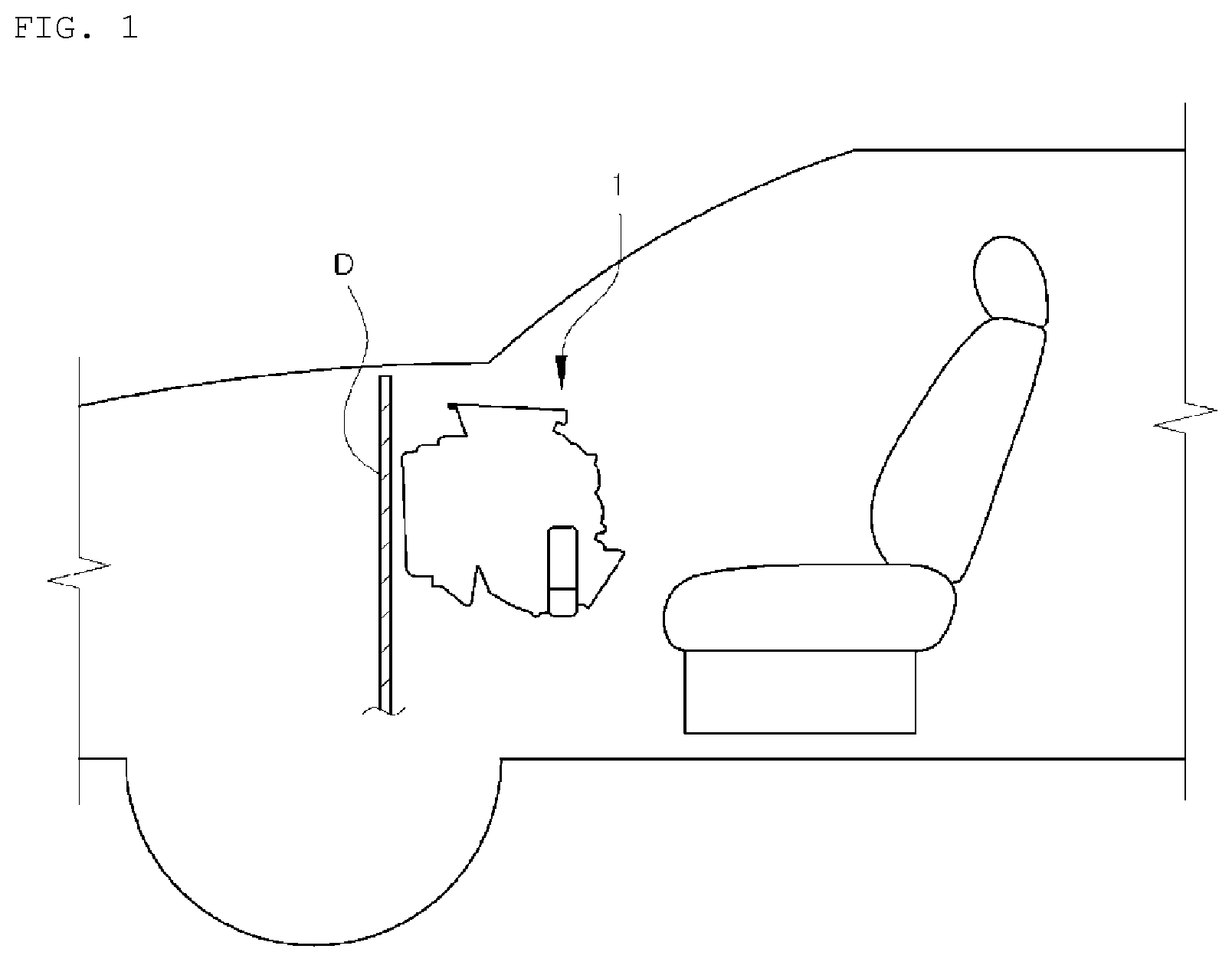 Patent US12304285 Figure 1 – Vehicle air conditioner