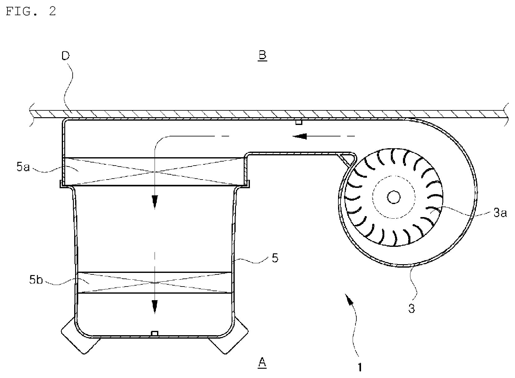 Patent US12304285 Figure 2 – Vehicle air conditioner