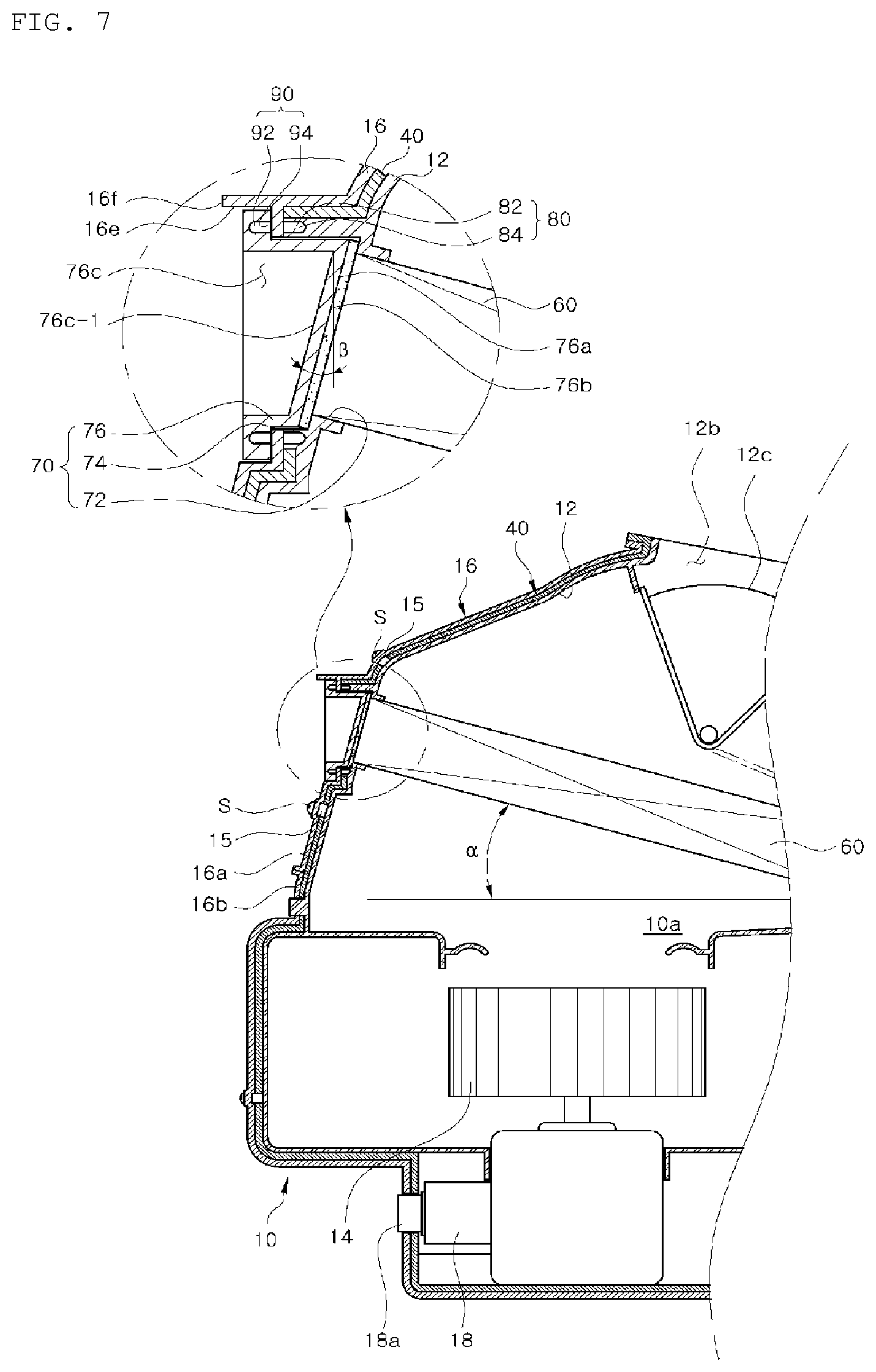 Patent US12304285 Figure 7 – Vehicle air conditioner