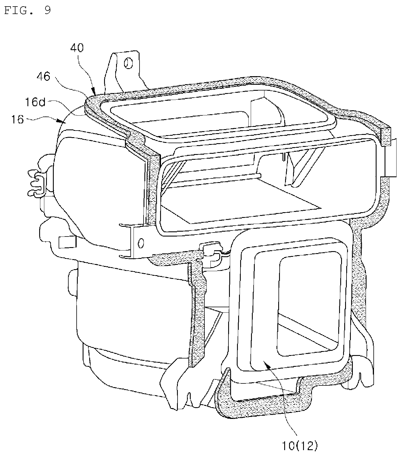 Patent US12304285 Figure 9 – Vehicle air conditioner
