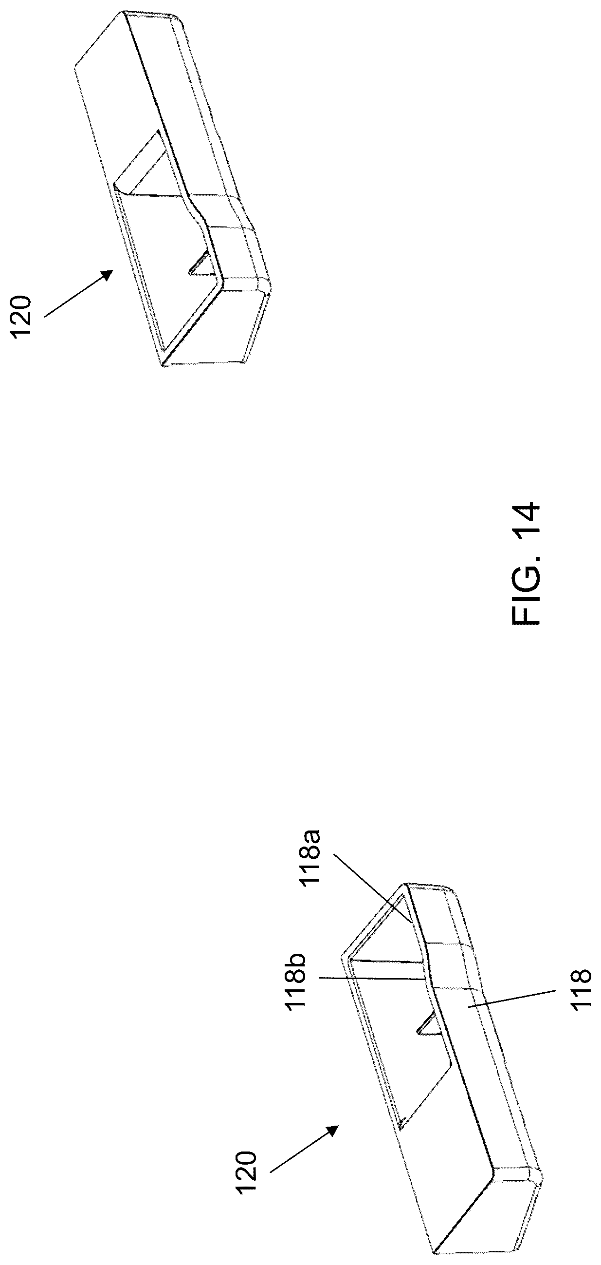 Patent US12304286 Figure 12 – Removable vehicular window panel with integrated latching element and carrying handle