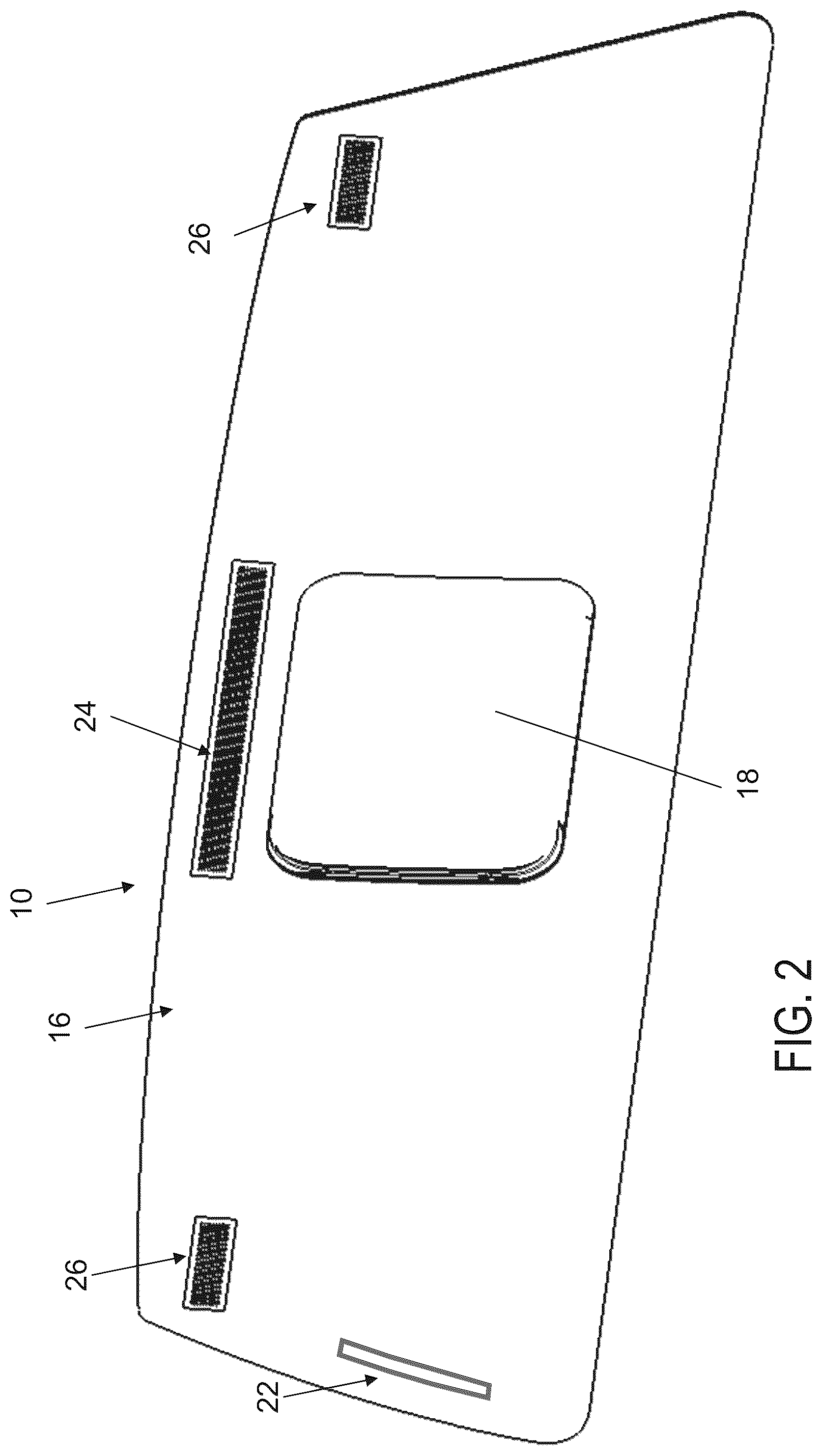 Patent US12304287 Figure 2 – Vehicular rear window assembly with system status indicator