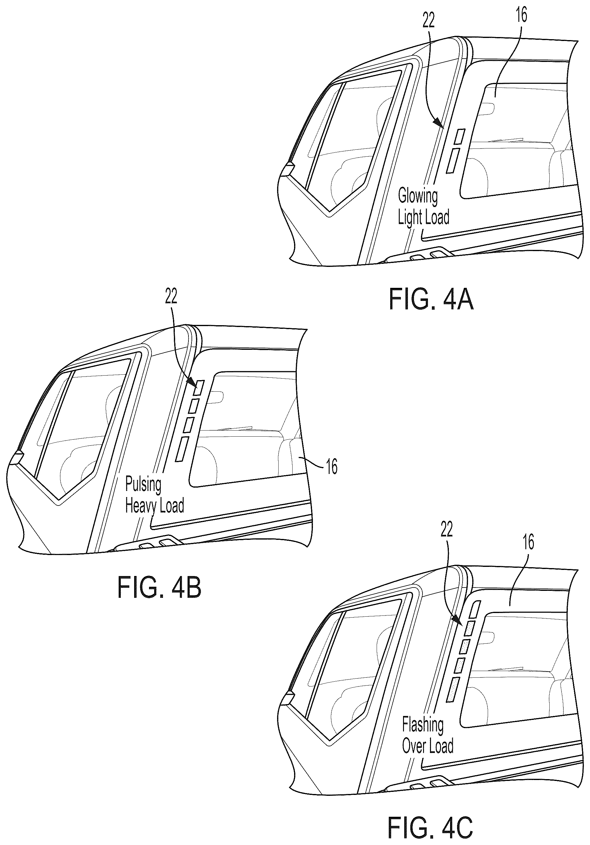 Patent US12304287 Figure 5 – Vehicular rear window assembly with system status indicator