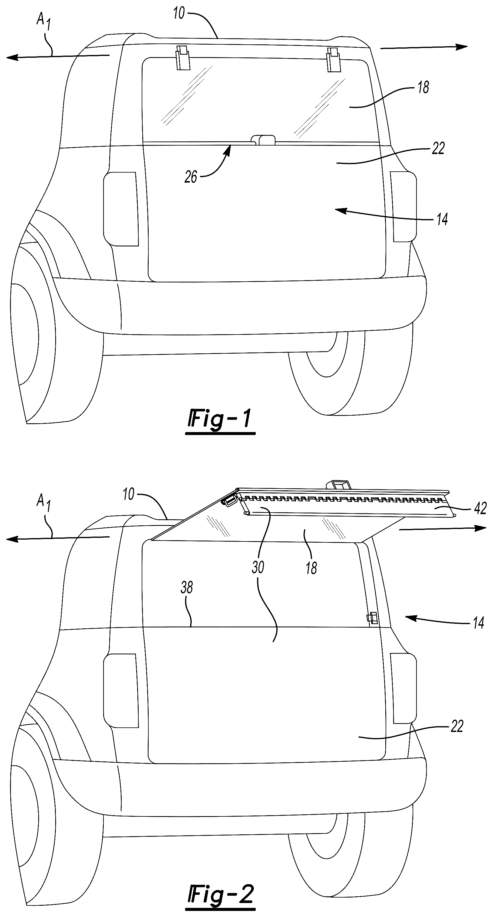 Patent US12304288 — Sealing system for vehicle closure system — Figure 1