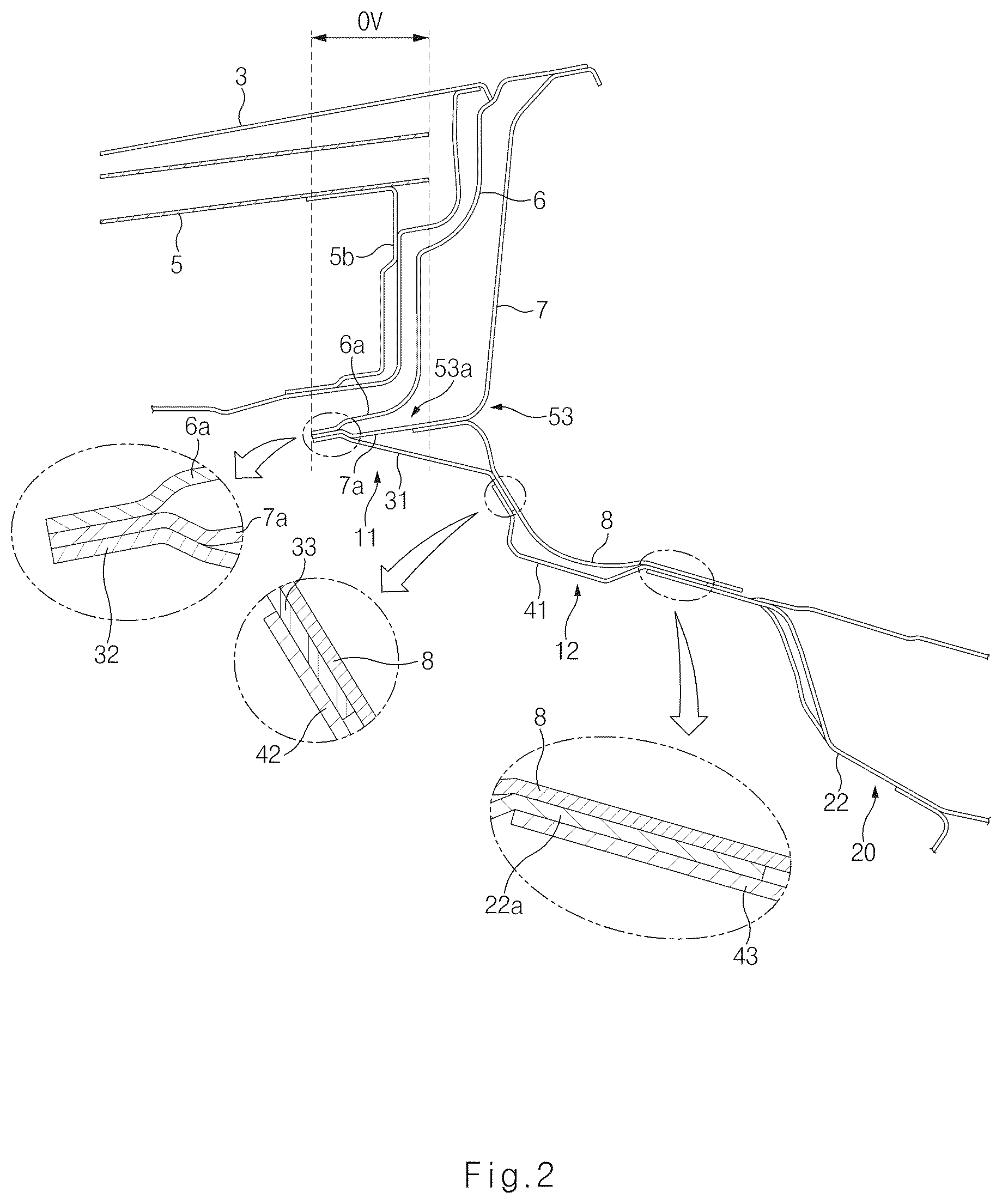 Patent US12304290 Figure 2 – Vehicle side structure