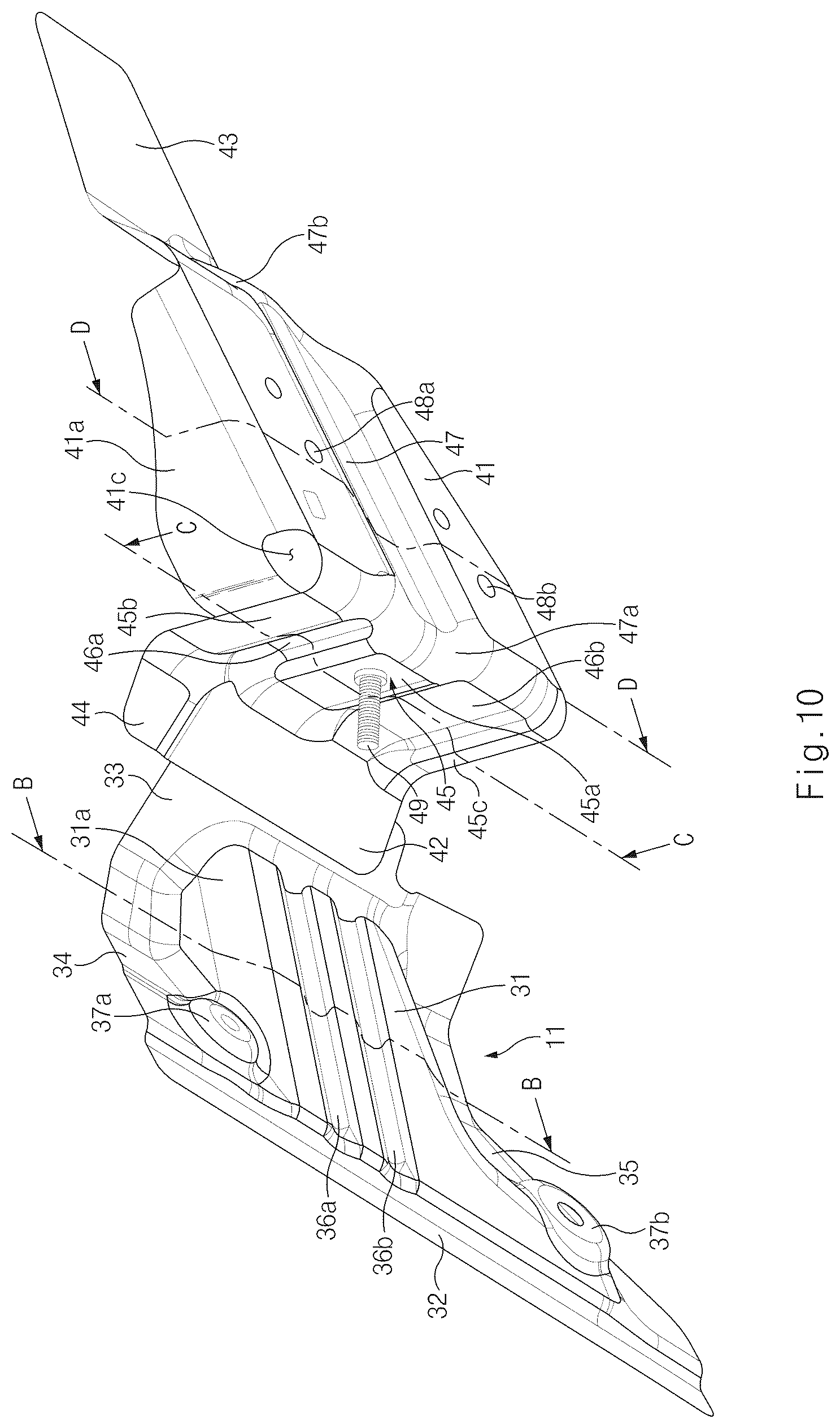 Patent US12304290 Figure 10 – Vehicle side structure
