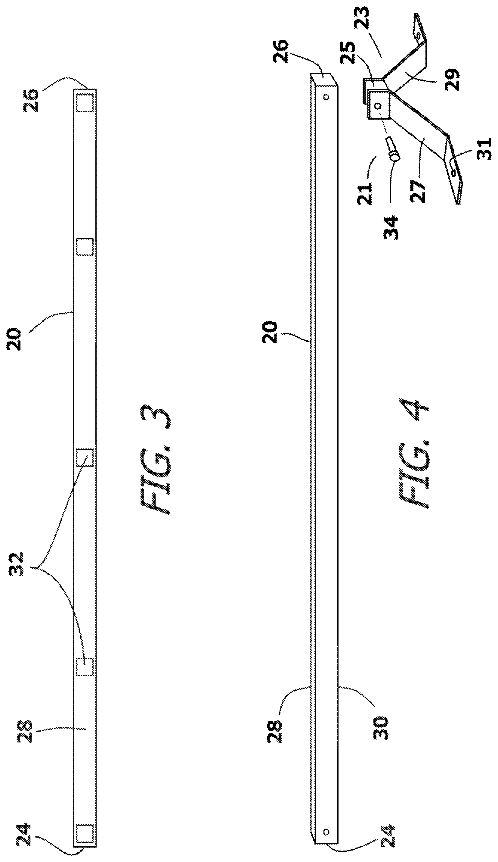 Patent US12304291 Figure 3 – Vehicle with a roof rack system under a soft or removable roof