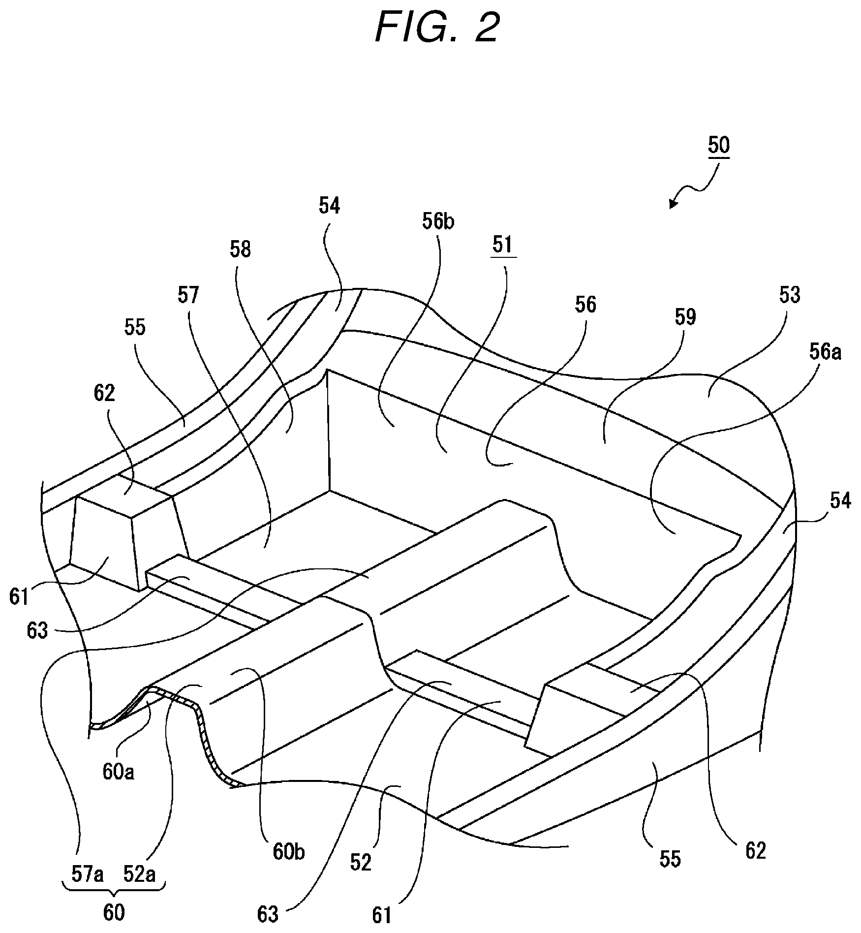 Patent US12304294 Figure 2 – In-vehicle battery attachment structure