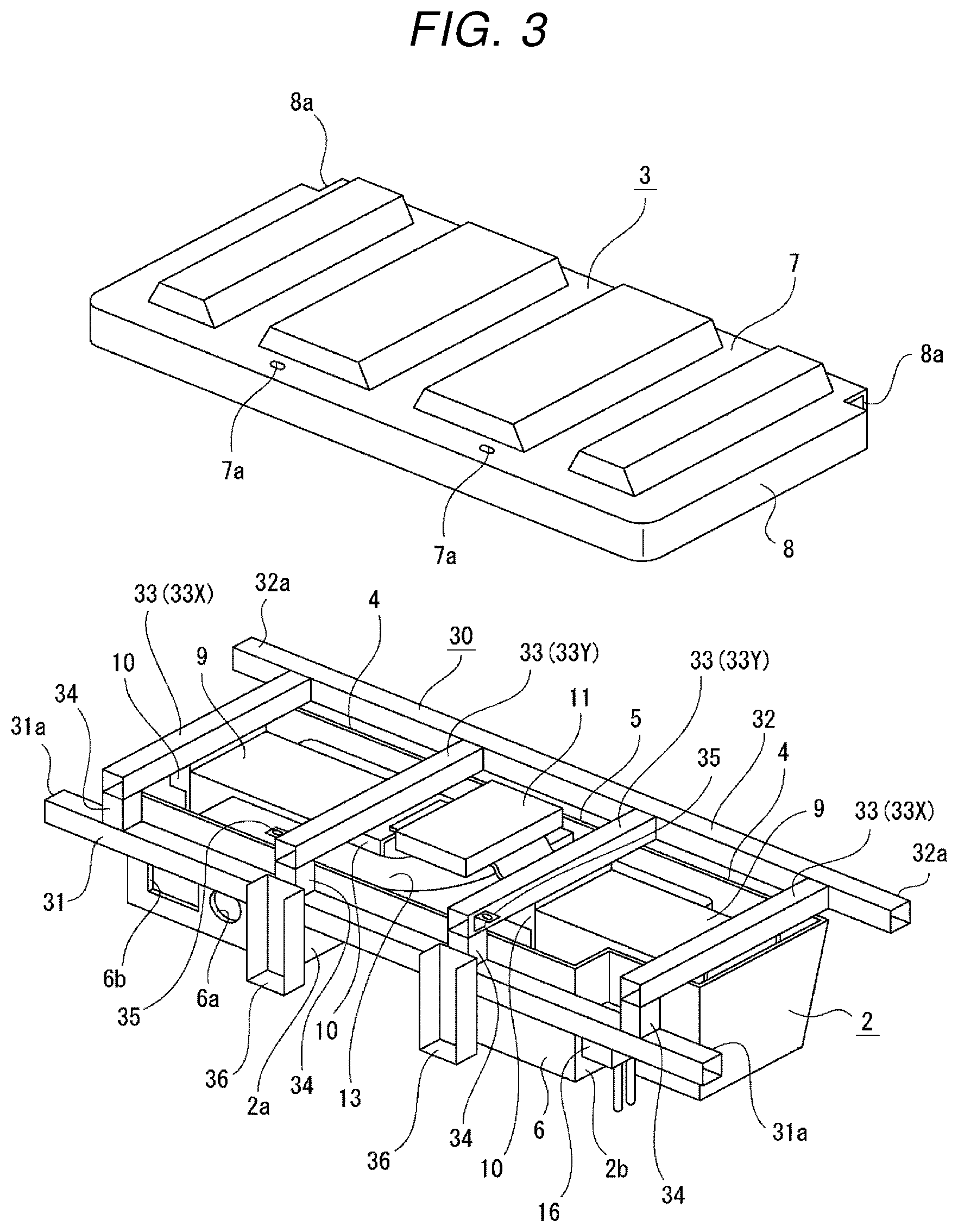 Patent US12304294 Figure 3 – In-vehicle battery attachment structure